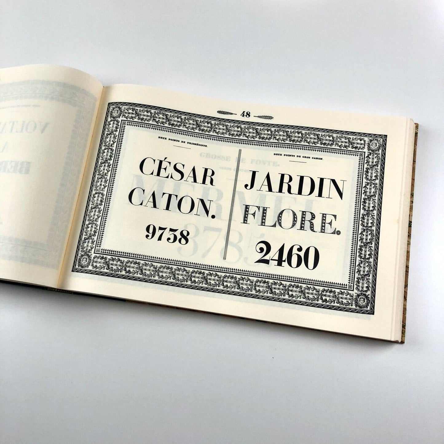 Spécimen des Divers, Caractères, Vignettes et Ornements Typographiques de la Fonderie de Laurent et de Berny dit de Balzac, Aux éditions de Centres, Paris, 1992