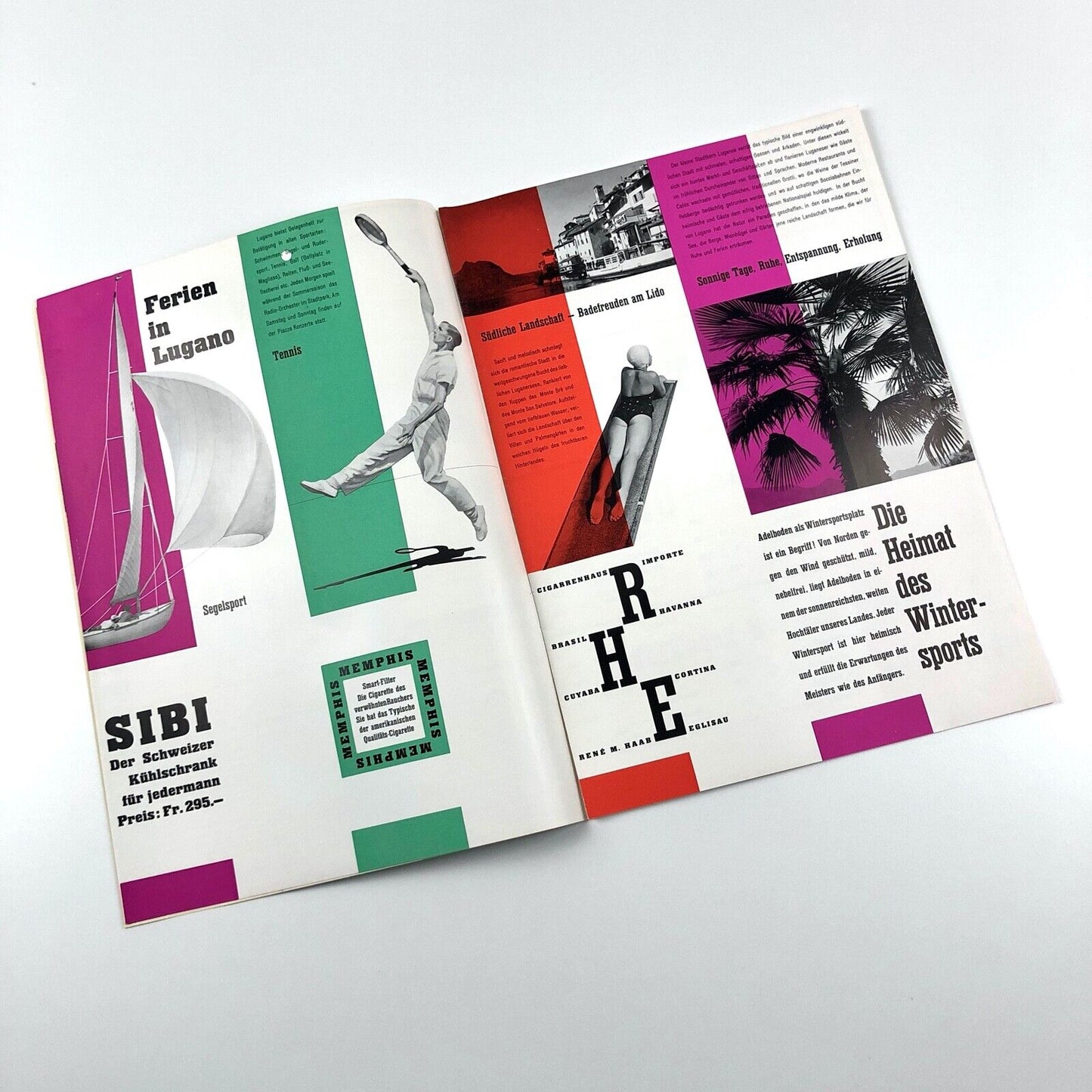 Superba type specimen booklet | Fonderie de Caractères Haas | design by Edmund Thiele, undated presumed to be 1940s