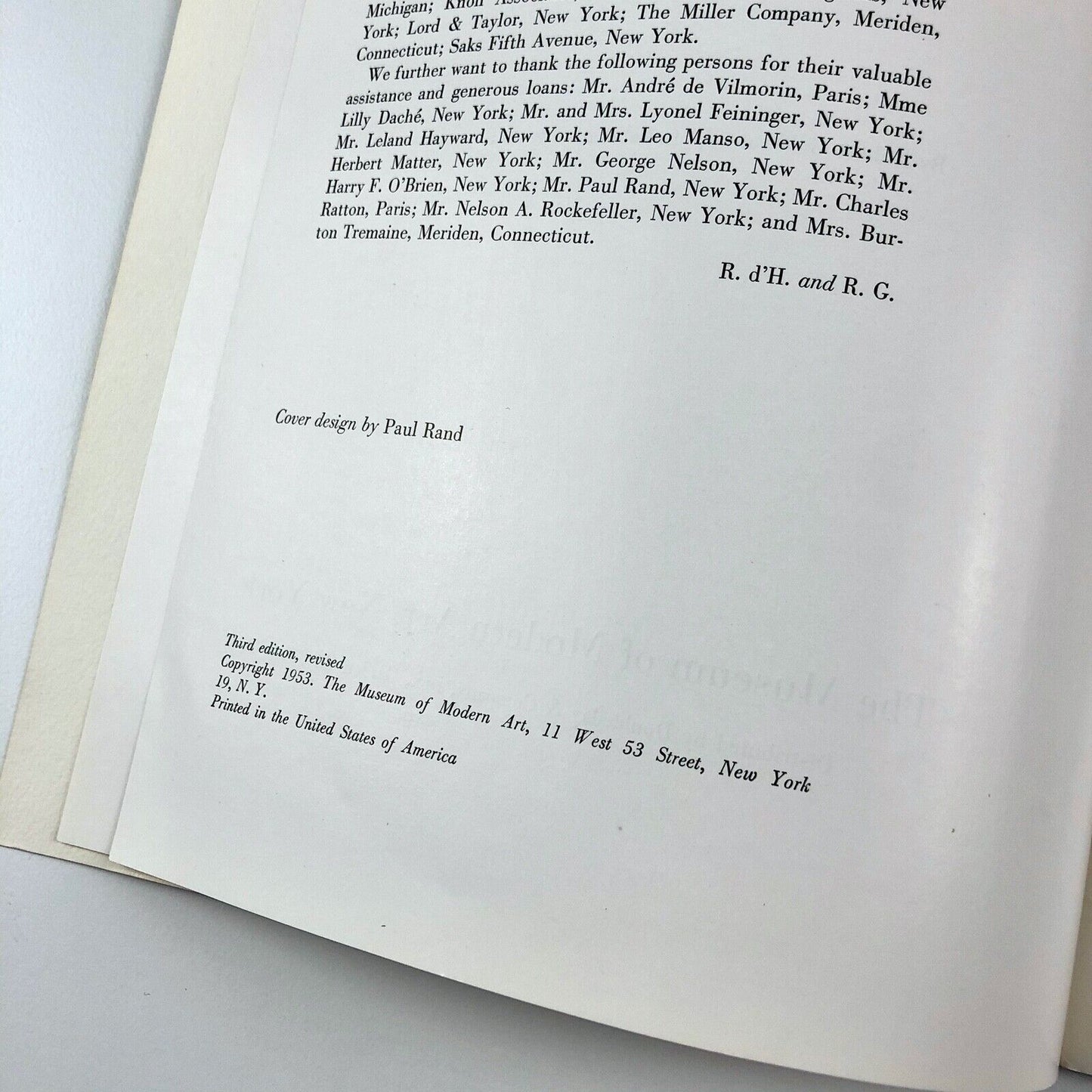 Modern Art in Your Life exhibition catalogue | Paul Rand cover | MOMA 1953
