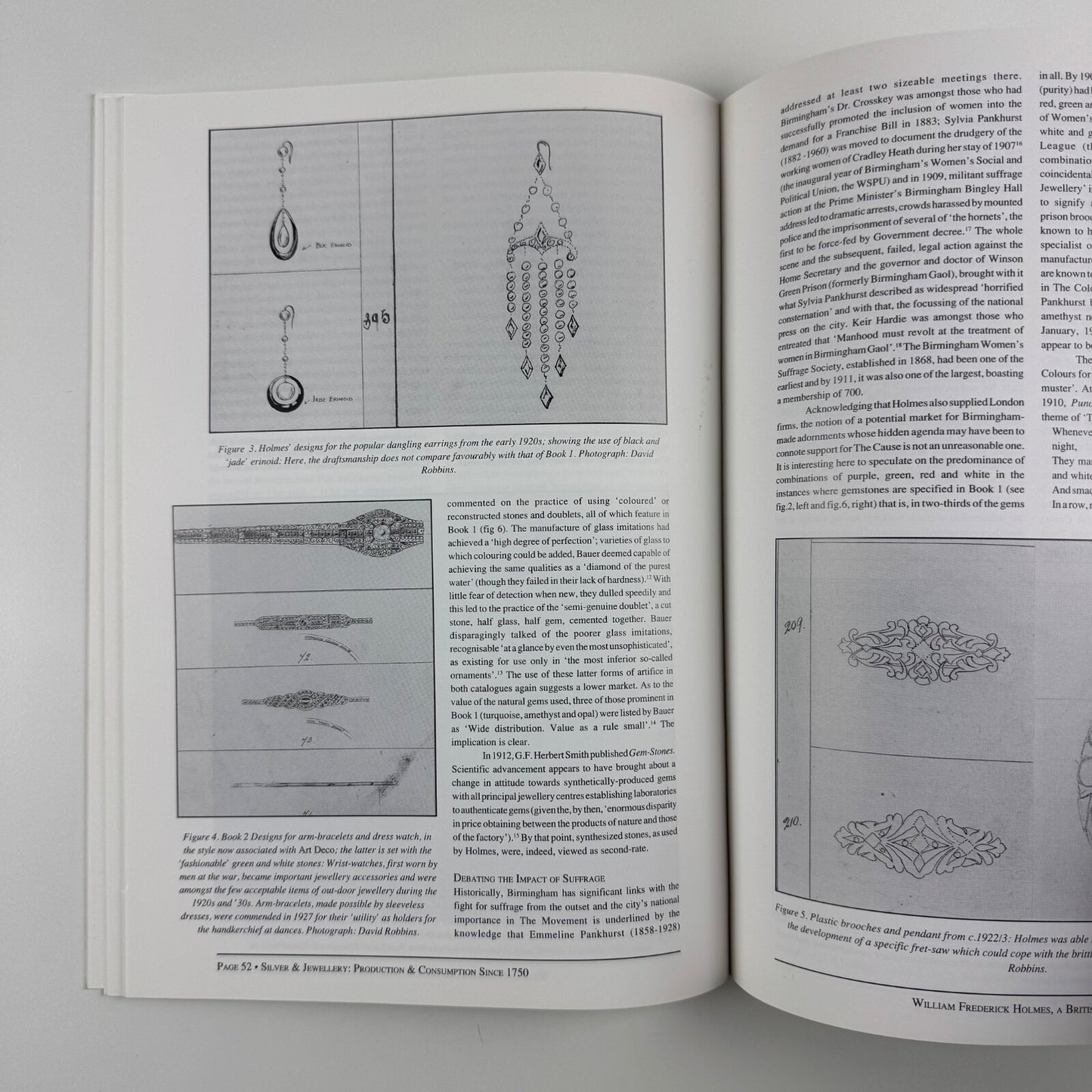 Silver & Jewellery Production & Consumption Since 1750. Edited by Kenneth Quickenden & Neal Adrian Quickenden | University of Central in England in Birmingham (UCE)/Article Press, 1995