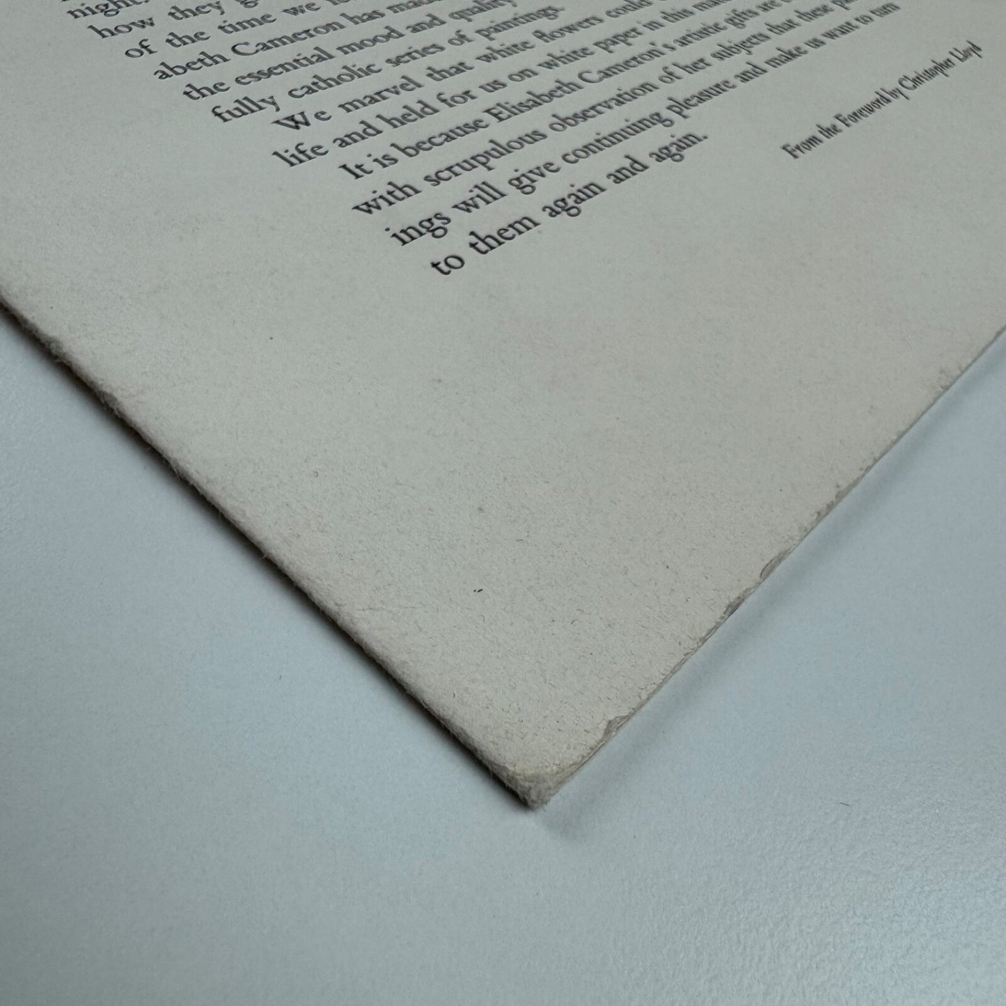 Prospectus for A Book of White Flowers by Elizabeth Cameron K.D. Duval 1980