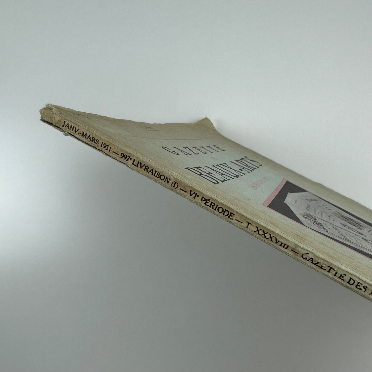 Gazette des Beaux-Arts January to March 1951. Vol 38 Georges Wildenstein