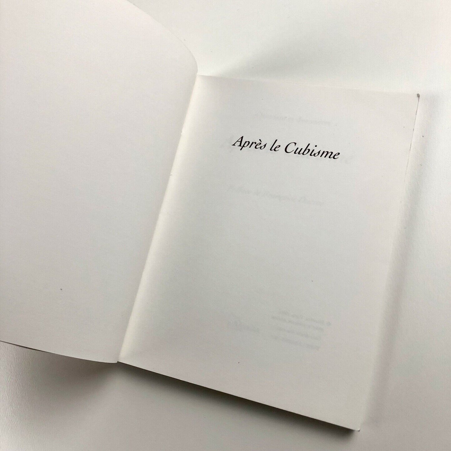 Aprés le Cubisme | Amédée Azenfant et Charles Édouard Jeanneret | Altamira, 1999