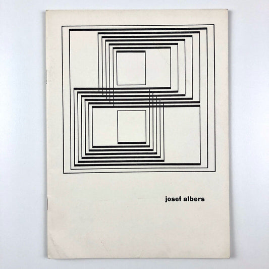 Josef Albers | Stedelijk Museum exhibition catalogue no. 265, 1961