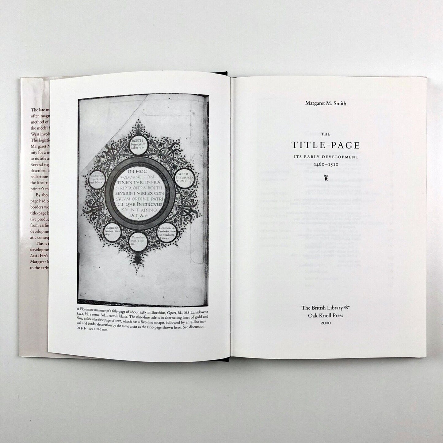 The Title Page – its Early Development 1460-1510 by Margaret M. Smith | The British Library and Oak Knoll Press, 2000
