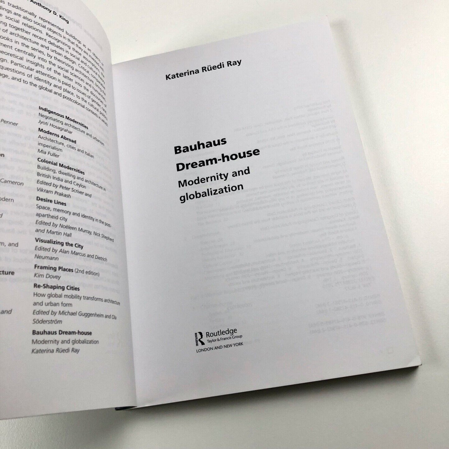 Bauhaus Dream-House – Modernity and Globalisation | Katerina Rüedi Ray | Routledge, 2010