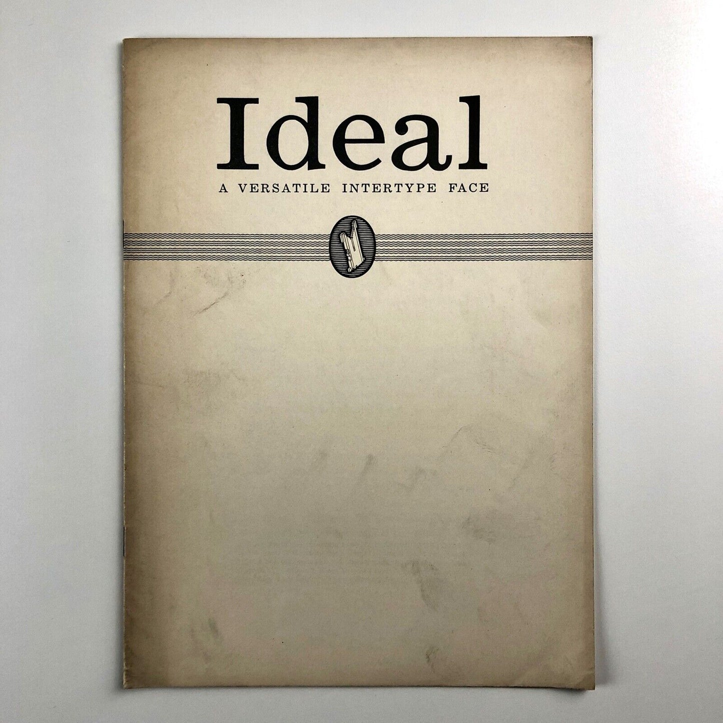 Ideal – A Versatile Intertype Face | Intertype Corporation type specimen booklet