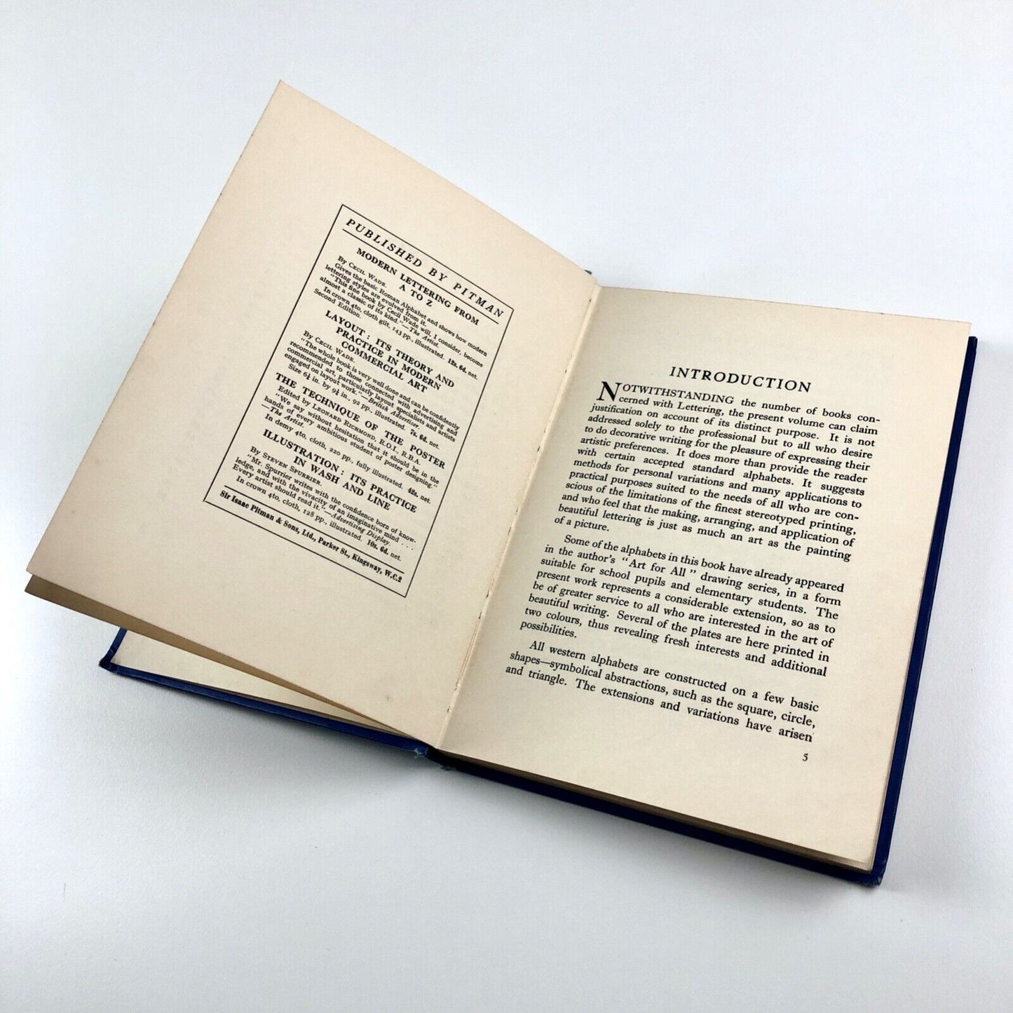 Examples of Lettering and Design by J. Littlejohns | Isaac Pitman, 1936