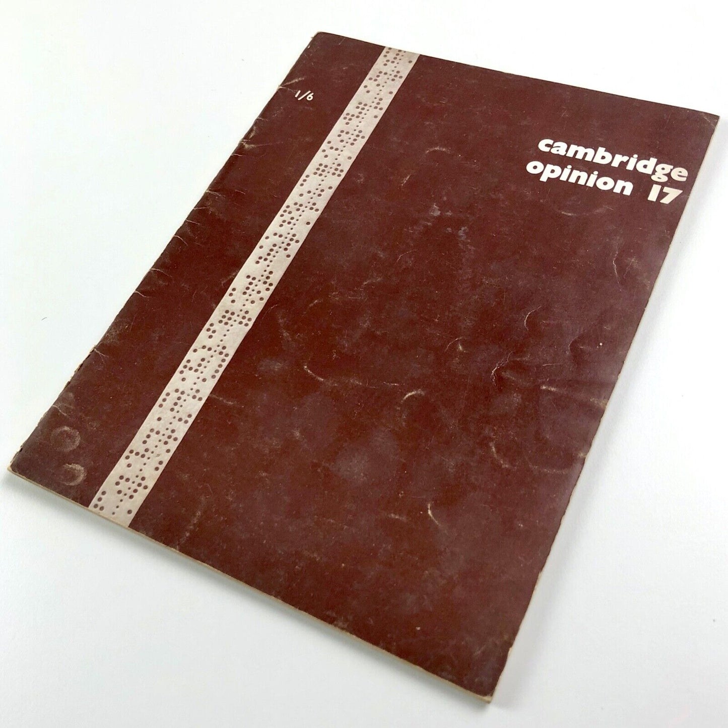 Cambridge Opinion magazine | No. 17 Living with the 60s | edited by Robert Freeman