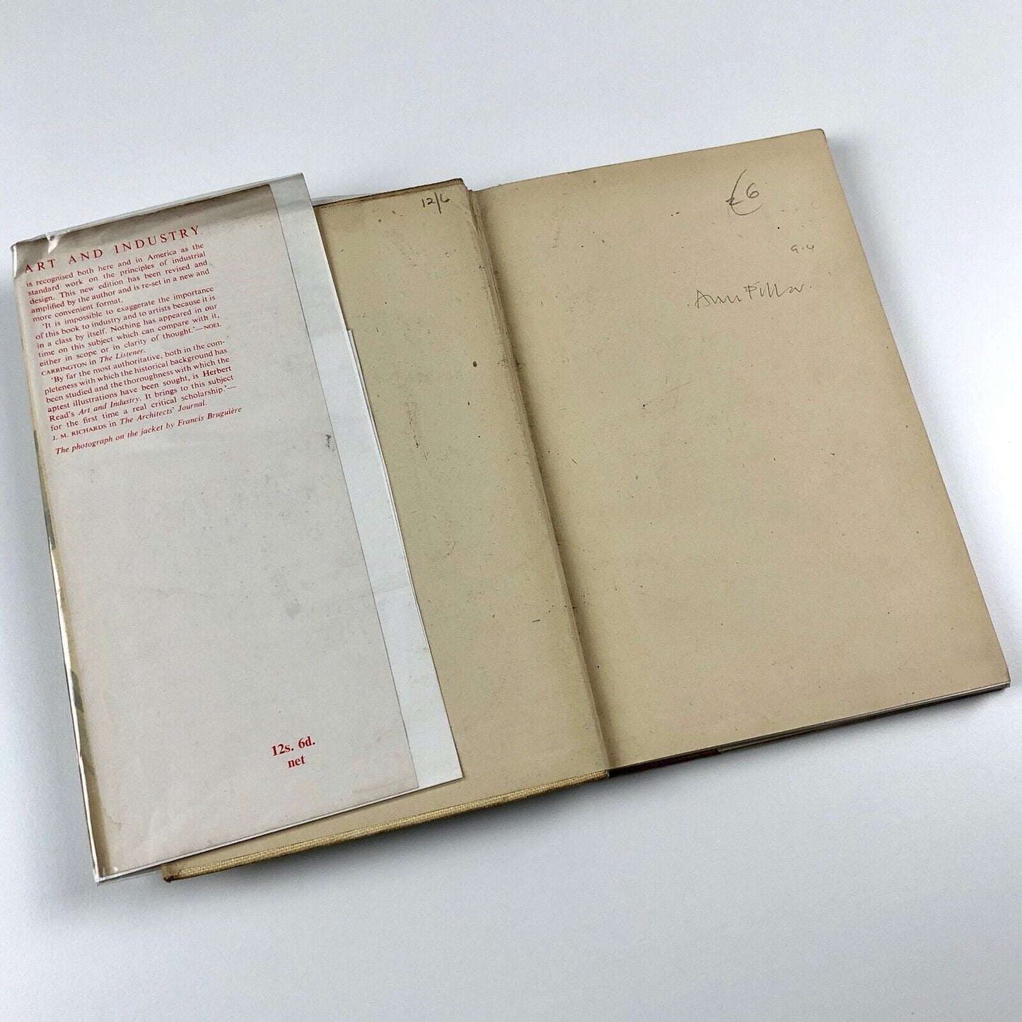Art and Industry by Herbert Read | Faber & Faber | Second edition, 1944