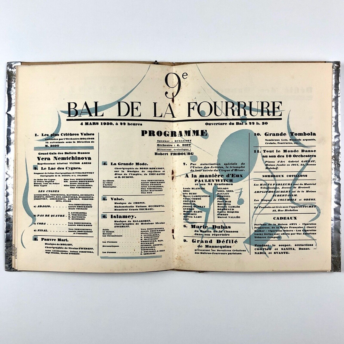 Bal de la Fourrure le 4 Mars 1930 au Théatre National de l’Opéra | Tolmer