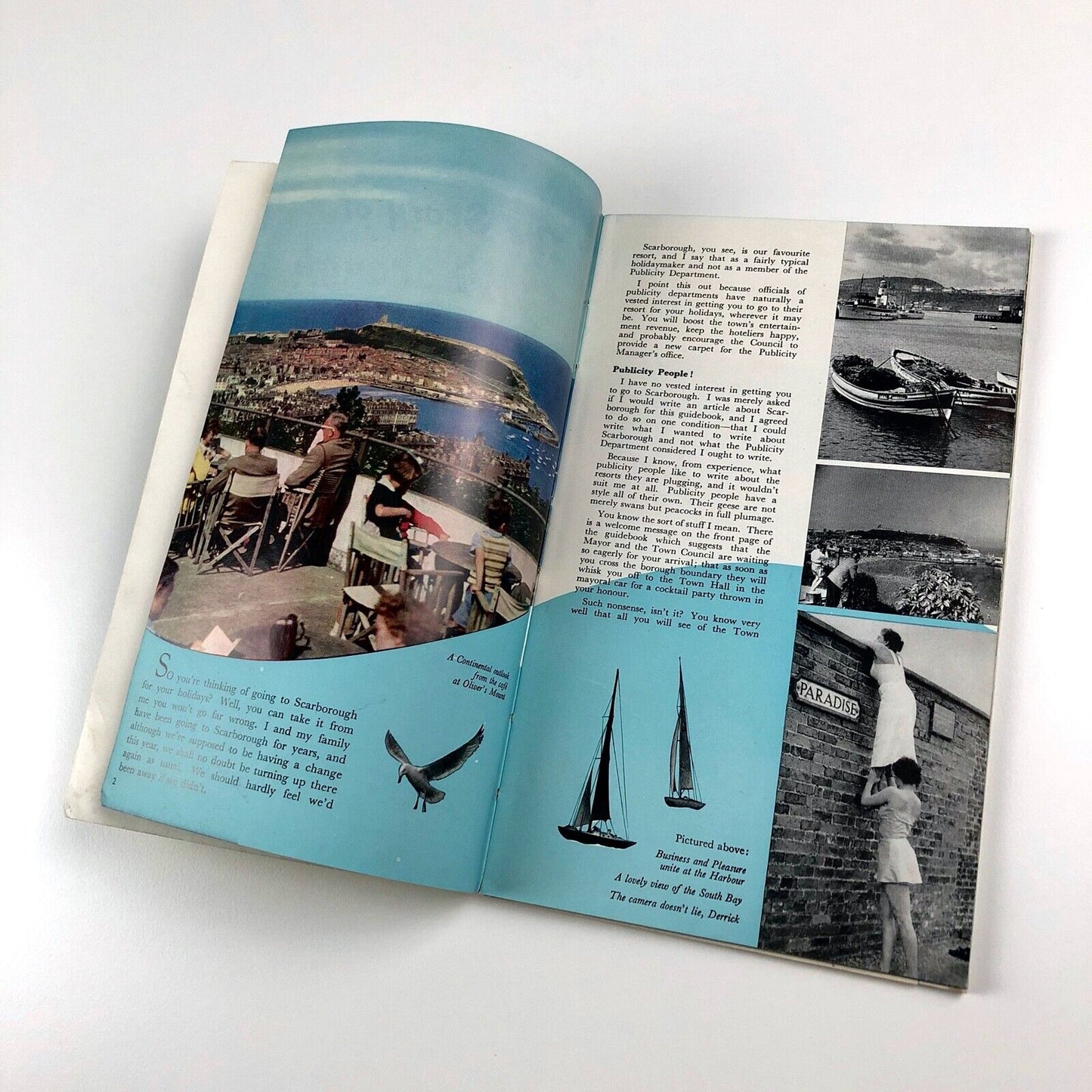 The Story of Scarborough tourism booklet | Introduction by Derrick Boothroyd, 1950s