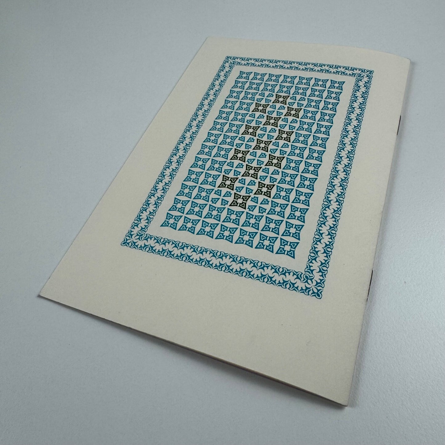 Leaflet for Monotype Decorative Units Designed by John Peters. Leeds College of Technology Department of Printing, 1964