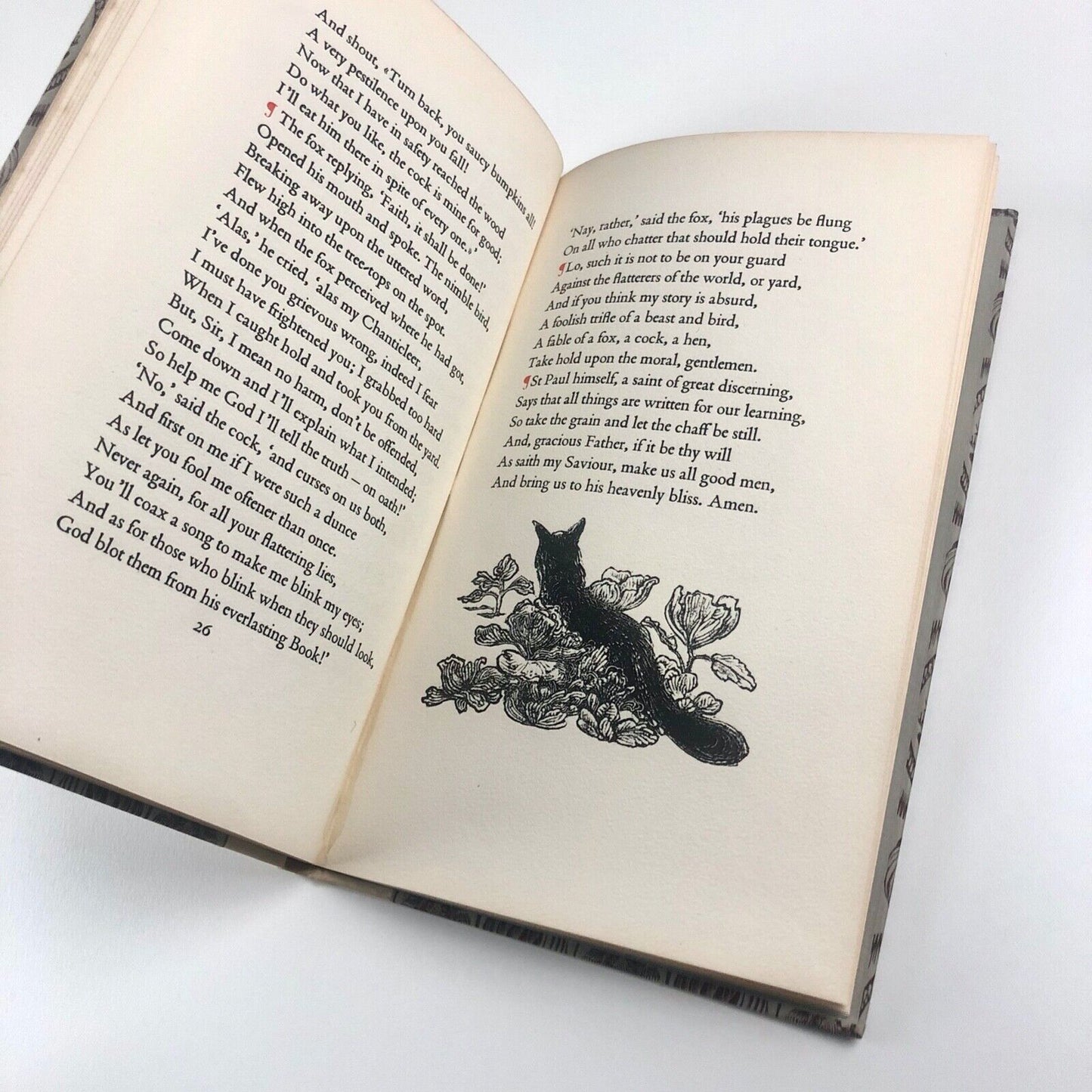 The Nun’s Priest’s Tale of Chaucer from the Canterbury Tales. Newly rendered into Modern English by Neville Coghill | Allen and Richard Lane, 1950 - Lynton Lamb engravings
