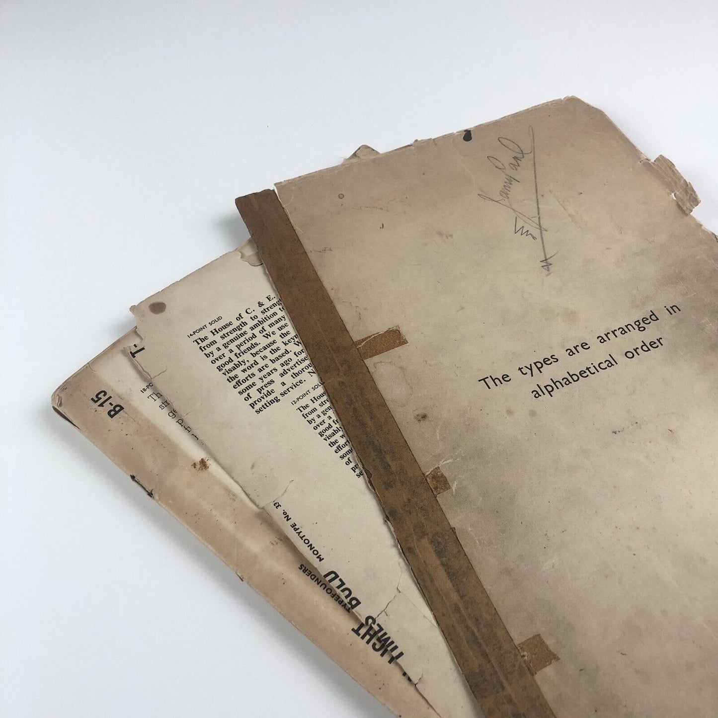 The House of C & E Layton type specimen book | Undated