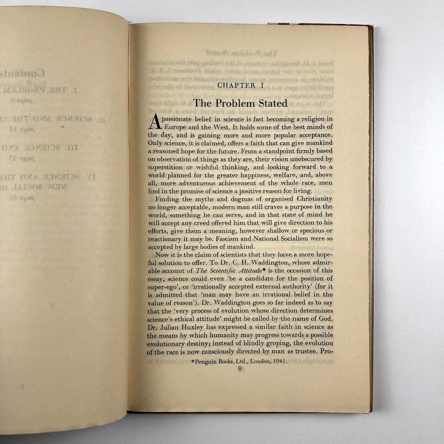 Science and the Creative Arts | William Bowyer Honey, Faber & Faber 1945