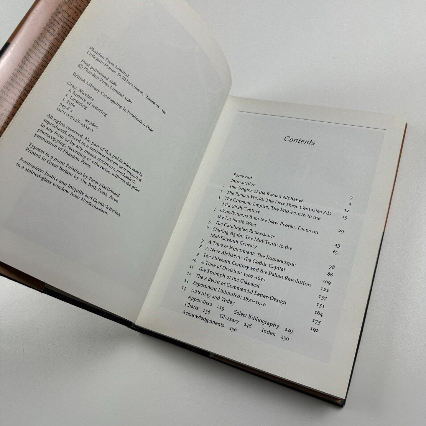 A History of Lettering by Nicolete Gray | Phaidon, 1986
