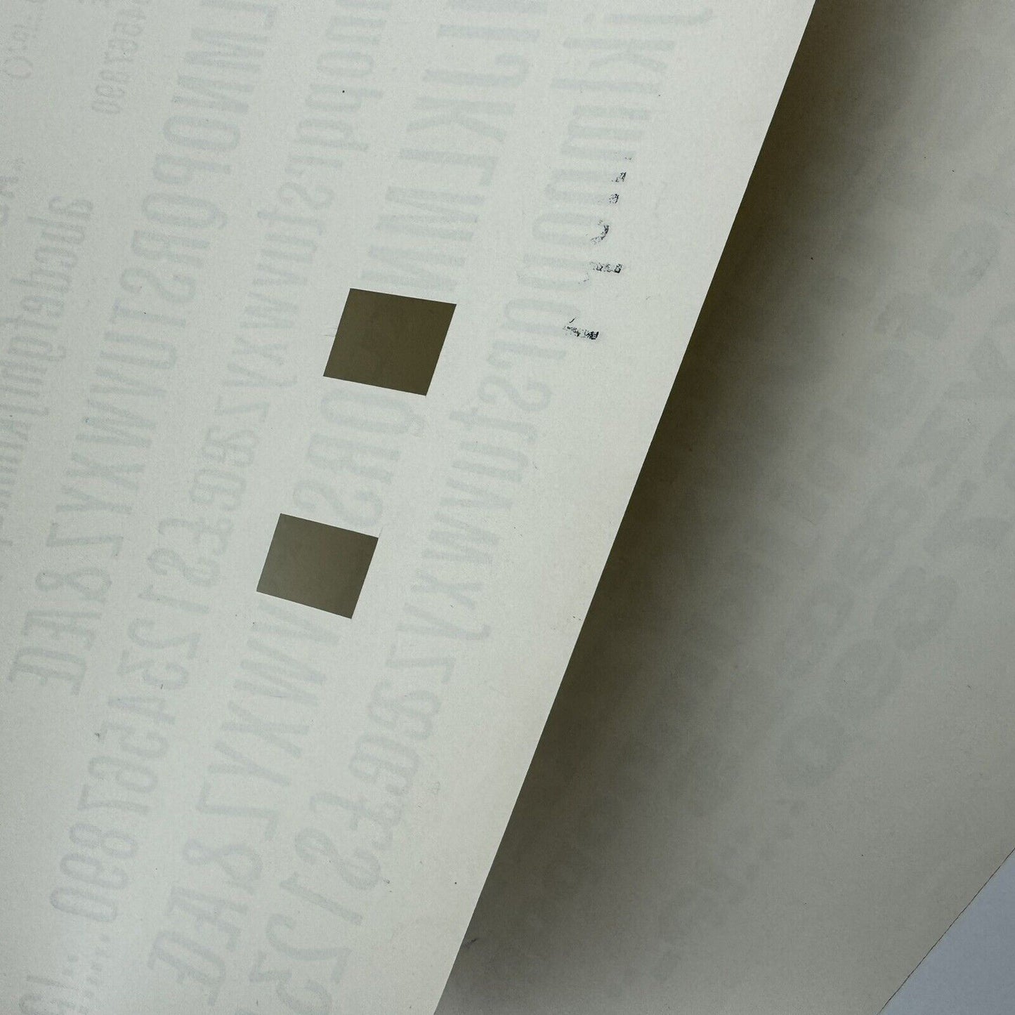 2 x Stephenson Blake type specimen sheets: Wide Sans and Narrow Sans Italic | Wace Group