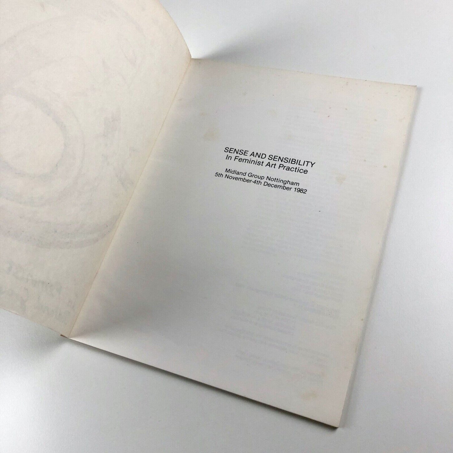 Sense and Sensibility. In Feminist Art Practice | Midland Group Nottingham, 1982