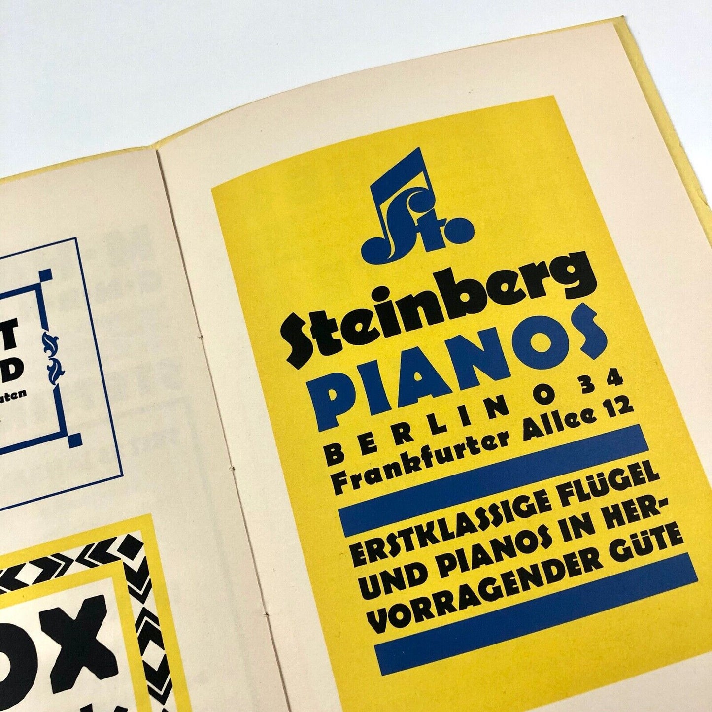 1930 Lucian Bernhard Negro type specimen booklet | Bauersche Giesserei 1930