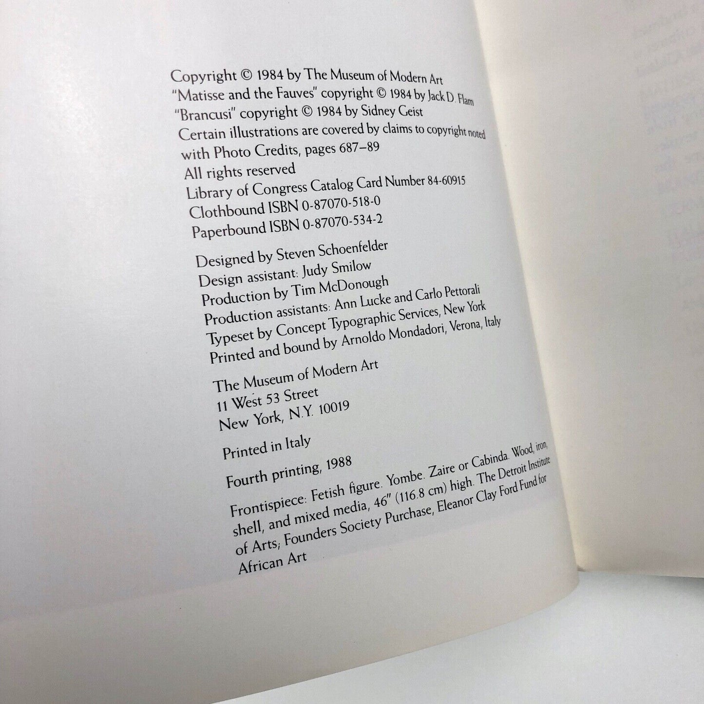 Primitivism in 20th Century Art – Volume I | Museum of Modern Art | Edited by William Rubin, 1988