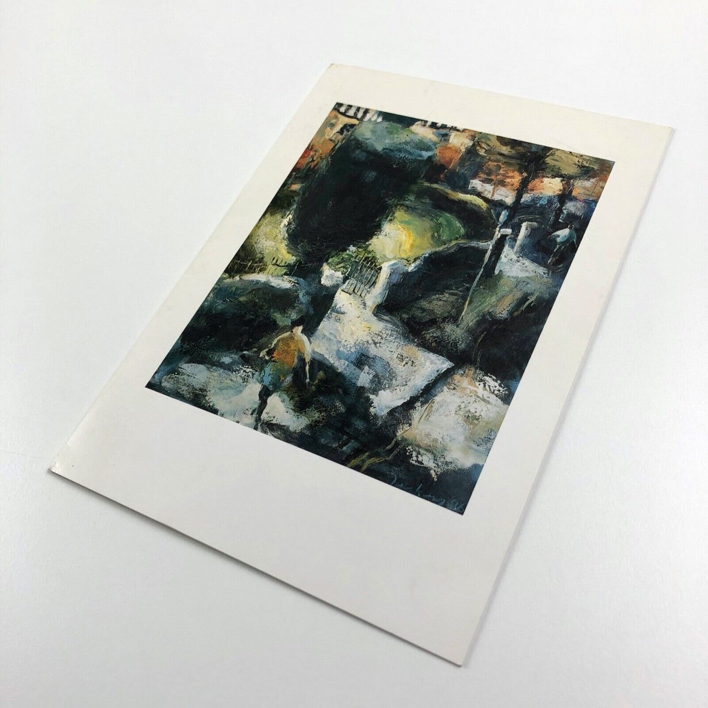 Private view invitation for Donald Teskey. Recent Paintings from Dublin and County Mayo Clink Wharf Gallery, 1996