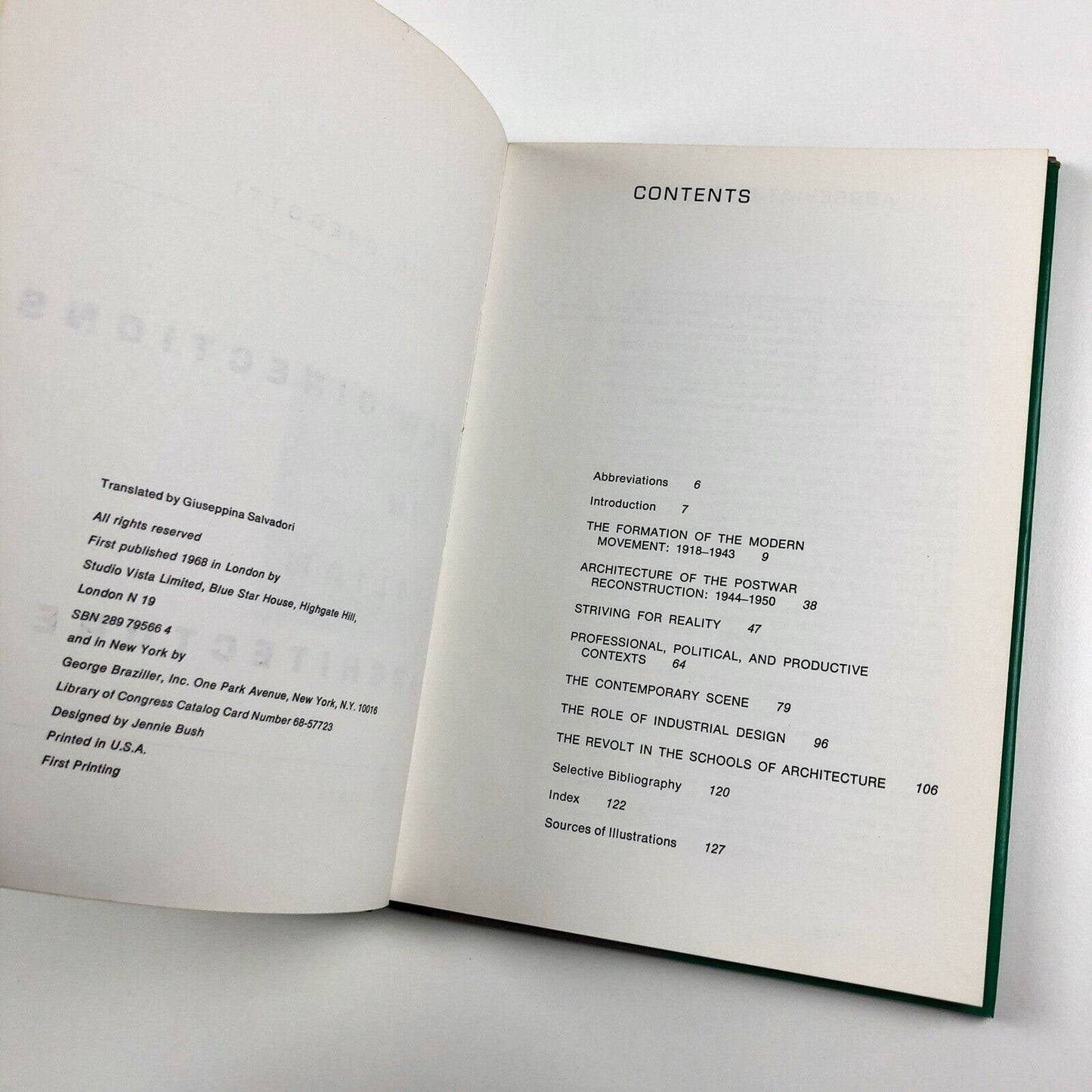New Directions in Italian Architecture by Vittorio Gregotti | Studio Vista, 1968