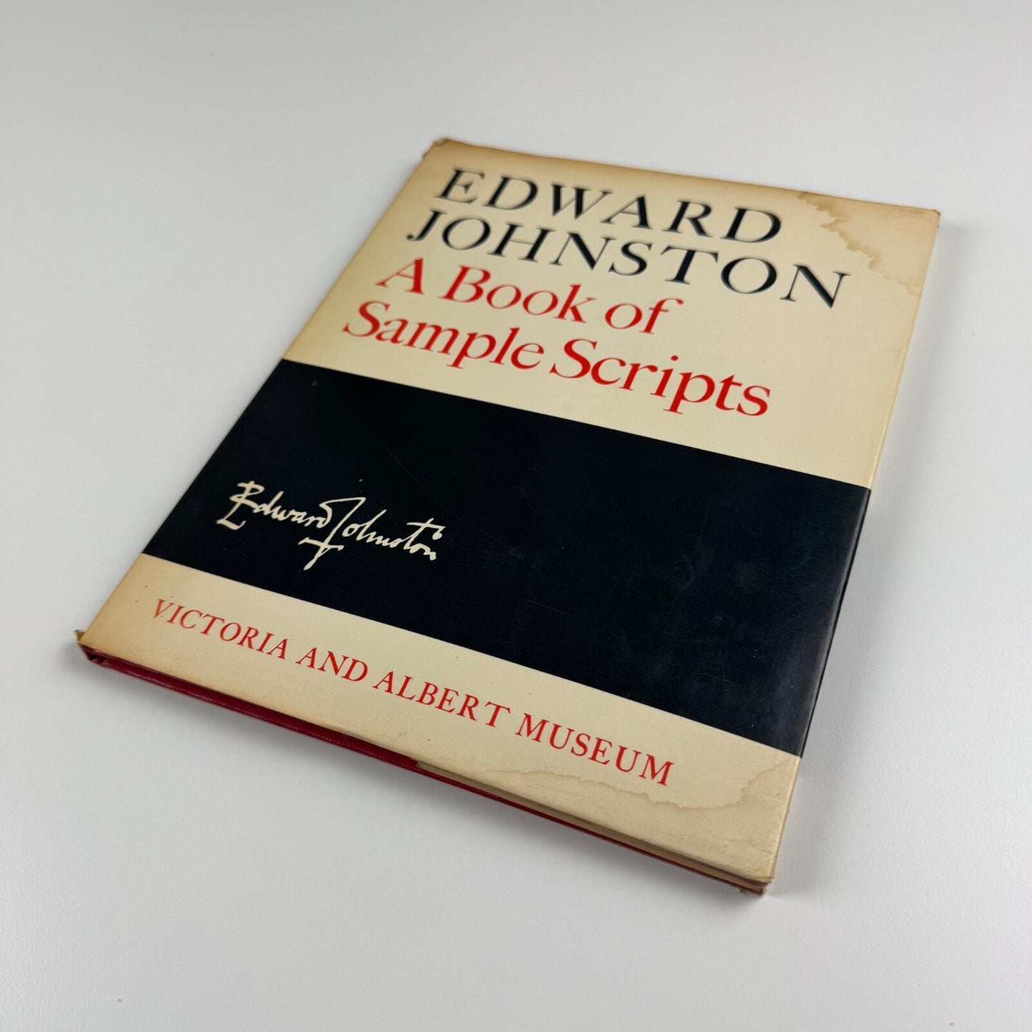 A Book of Sample Scripts by Edward Johnston | HMSO/Victoria and Albert Museum, 1966