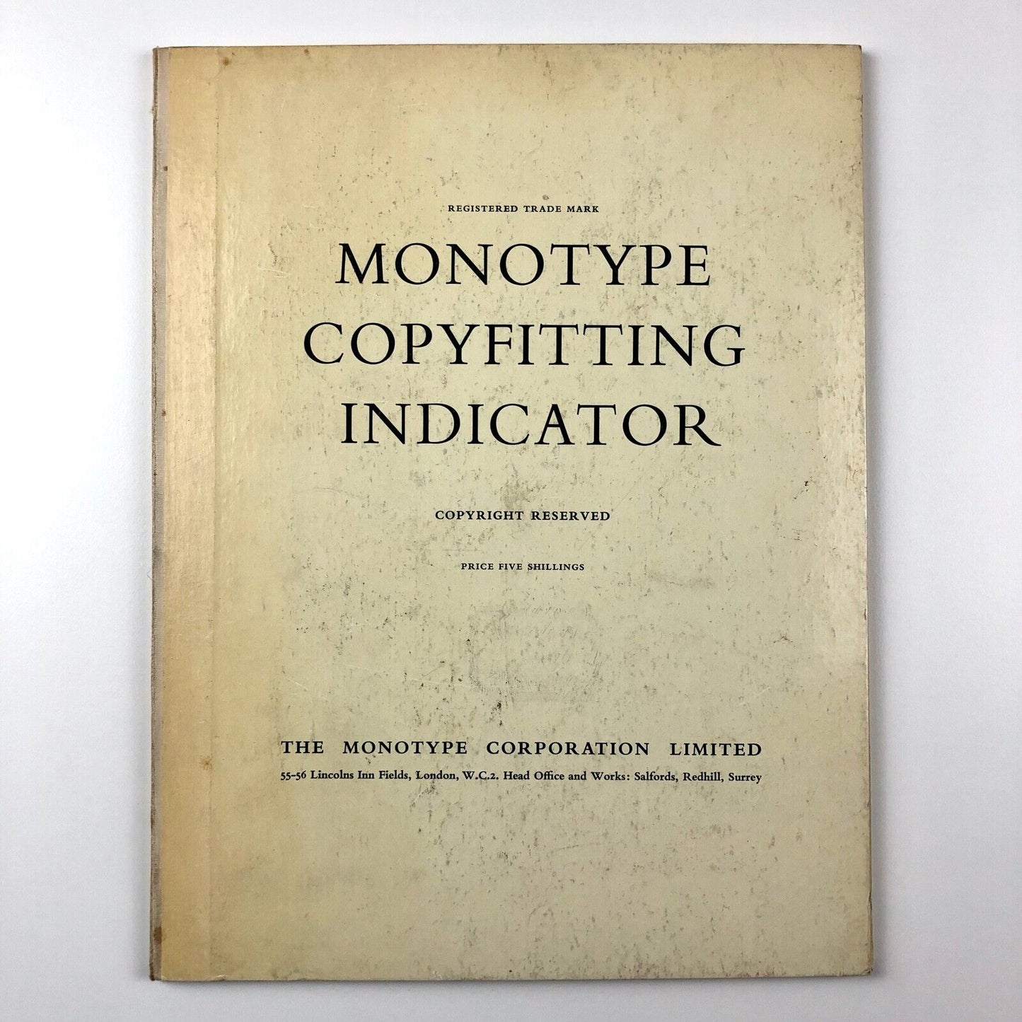 Monotype Copyfitting Indicator | Rotating calculator, The Monotype Corporation | Undated, 1950s?