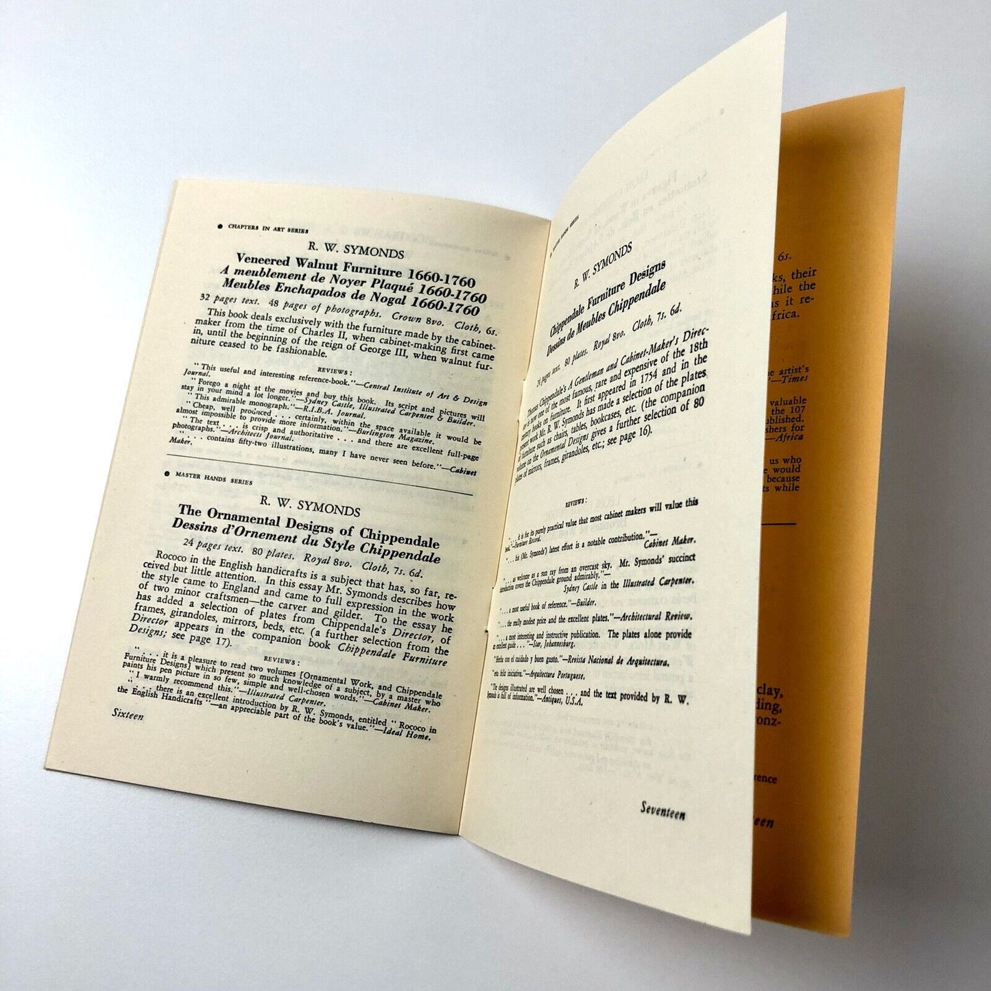 Books on the fine arts | AlecTiranti, London booklet 1949