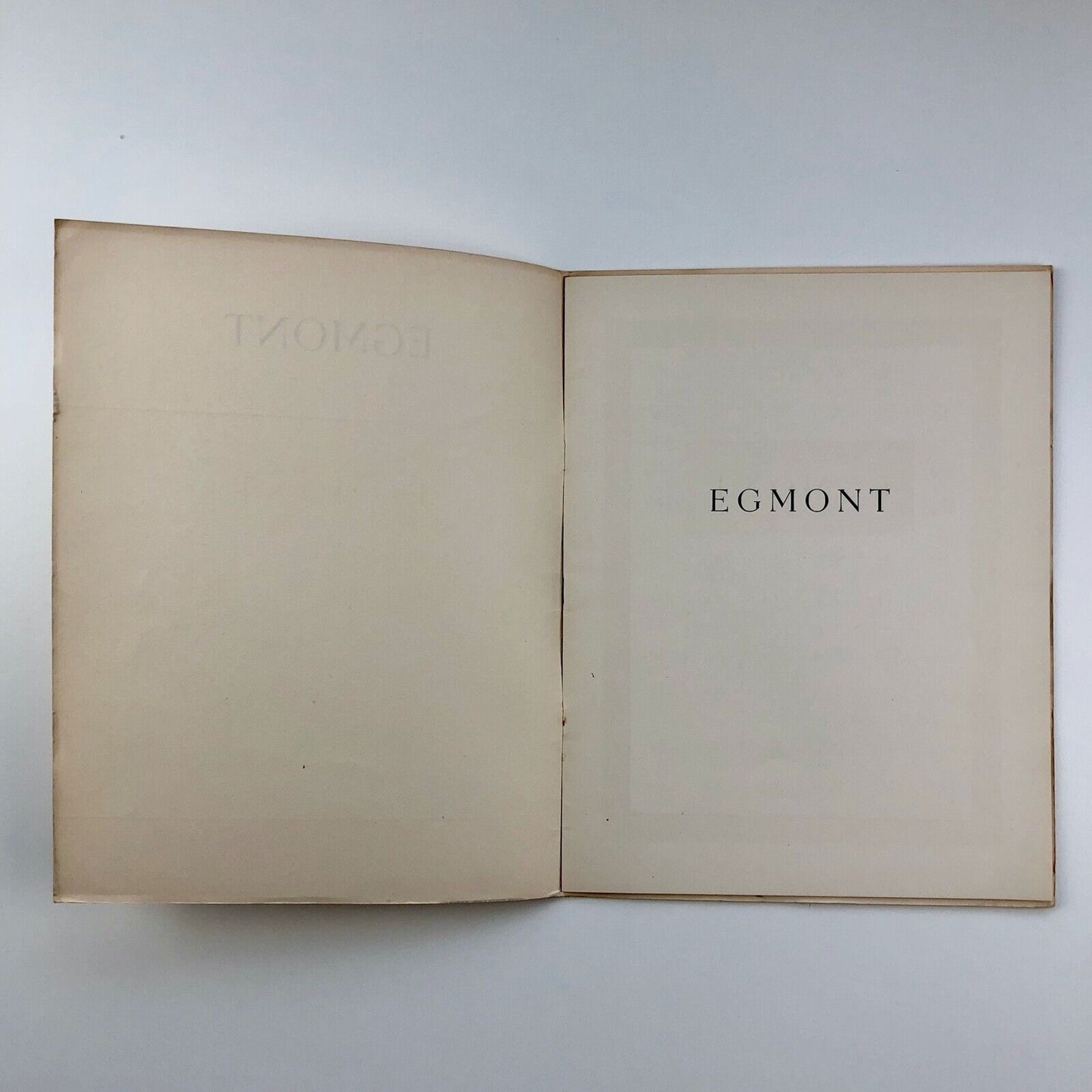 Egmont type specimen booklet | Intertype Corporation, Brooklyn | type design by S.H. de Roos 1936