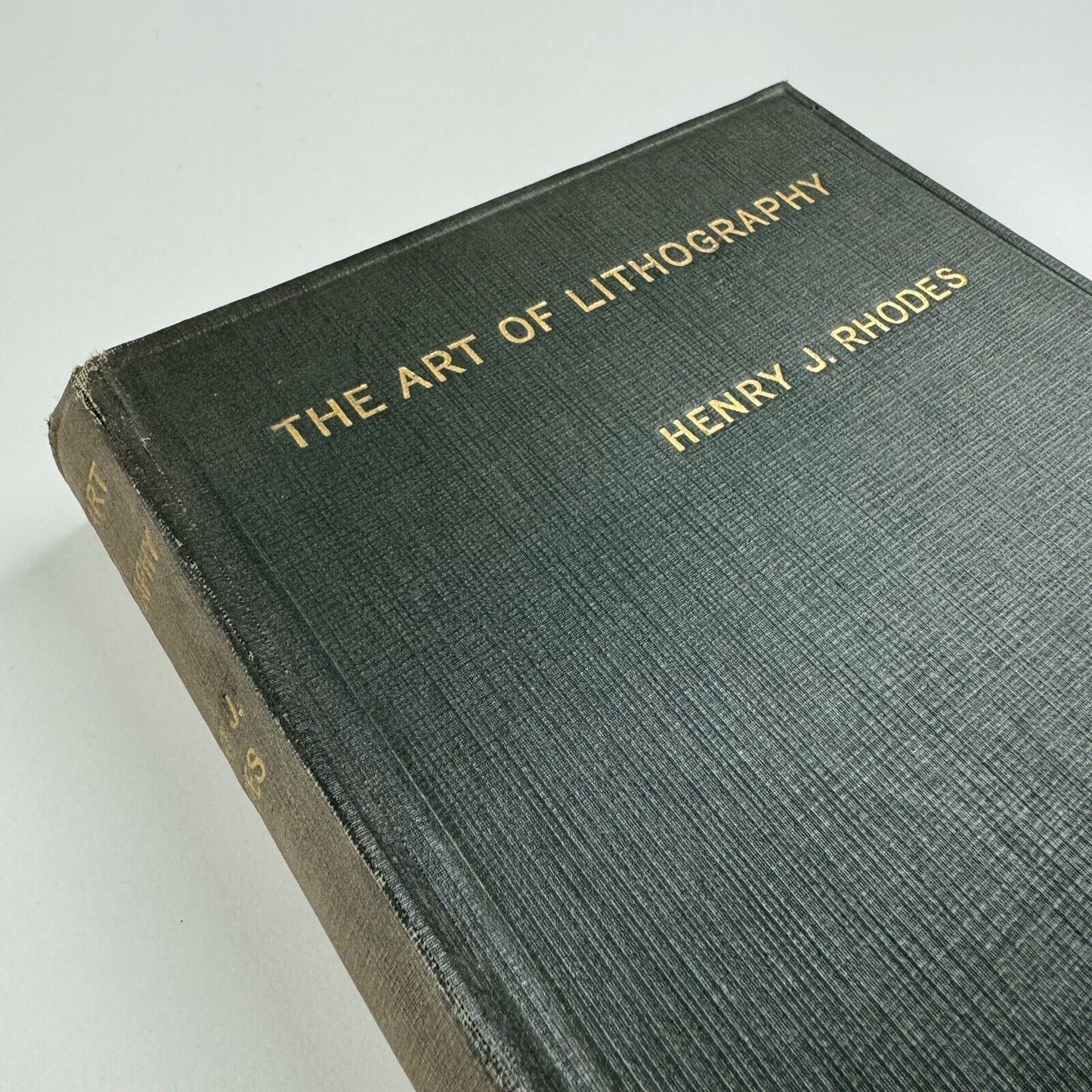 The Art of Lithography by Henry J. Rhodes | Scott Greenwood & Son, 1924 2nd edition