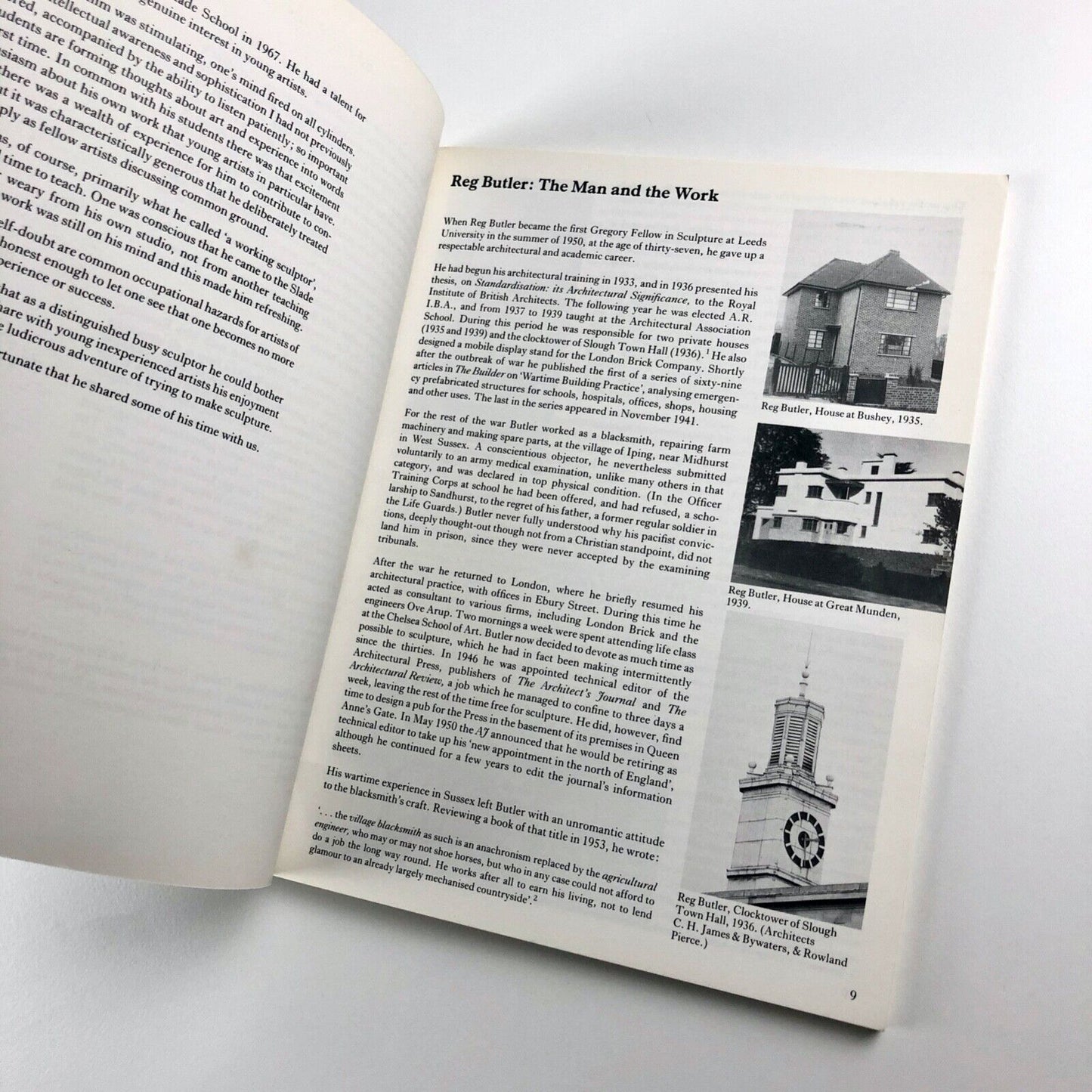 Reg Butler | Tate Gallery exhibition catalogue, 1983