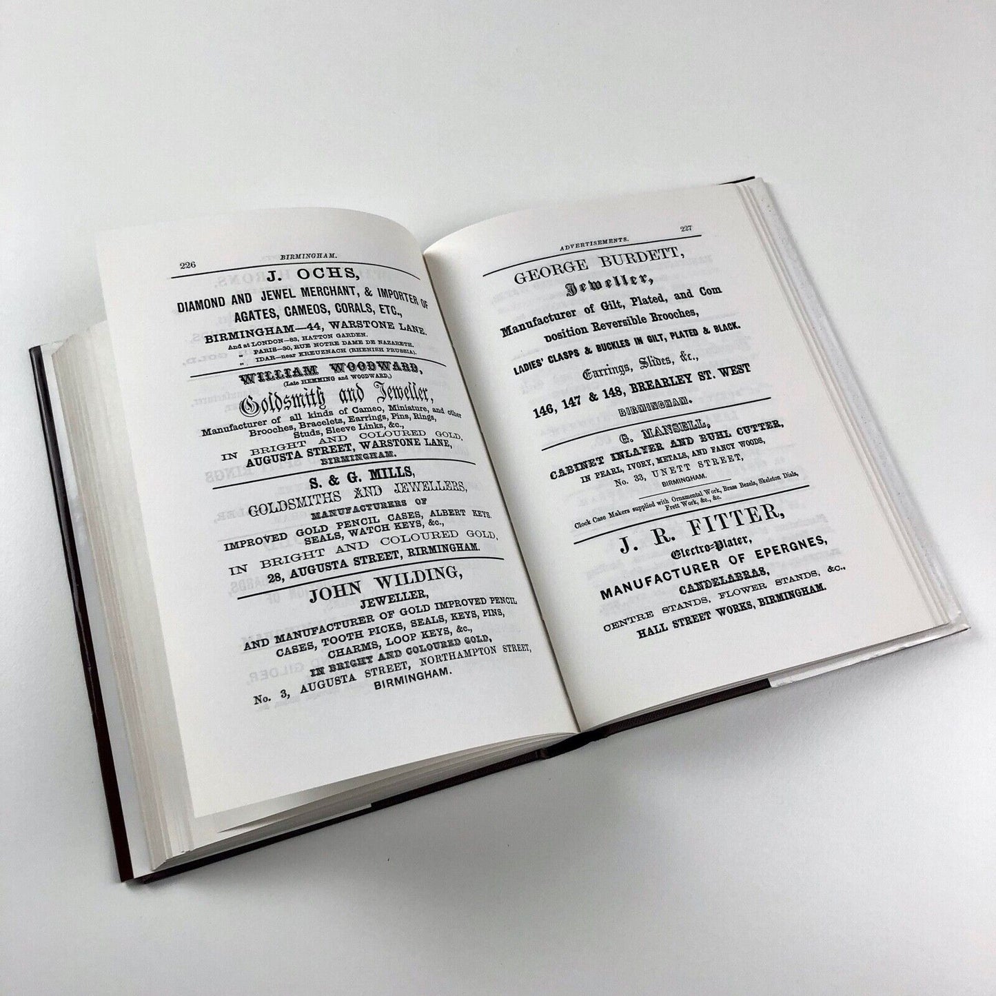 The London Wholesale, Manufacturing, and Retail Goldsmiths, Jewellers, Watch Makers, Opticians, and Cutlers’ Directory 1861 | 1996 Facsimile
