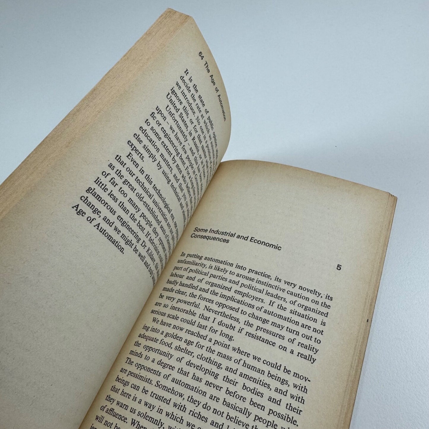 The Age of Automation by Leon Bagrit. The Reith Lectures 1964 | Pelican, 1966 edition