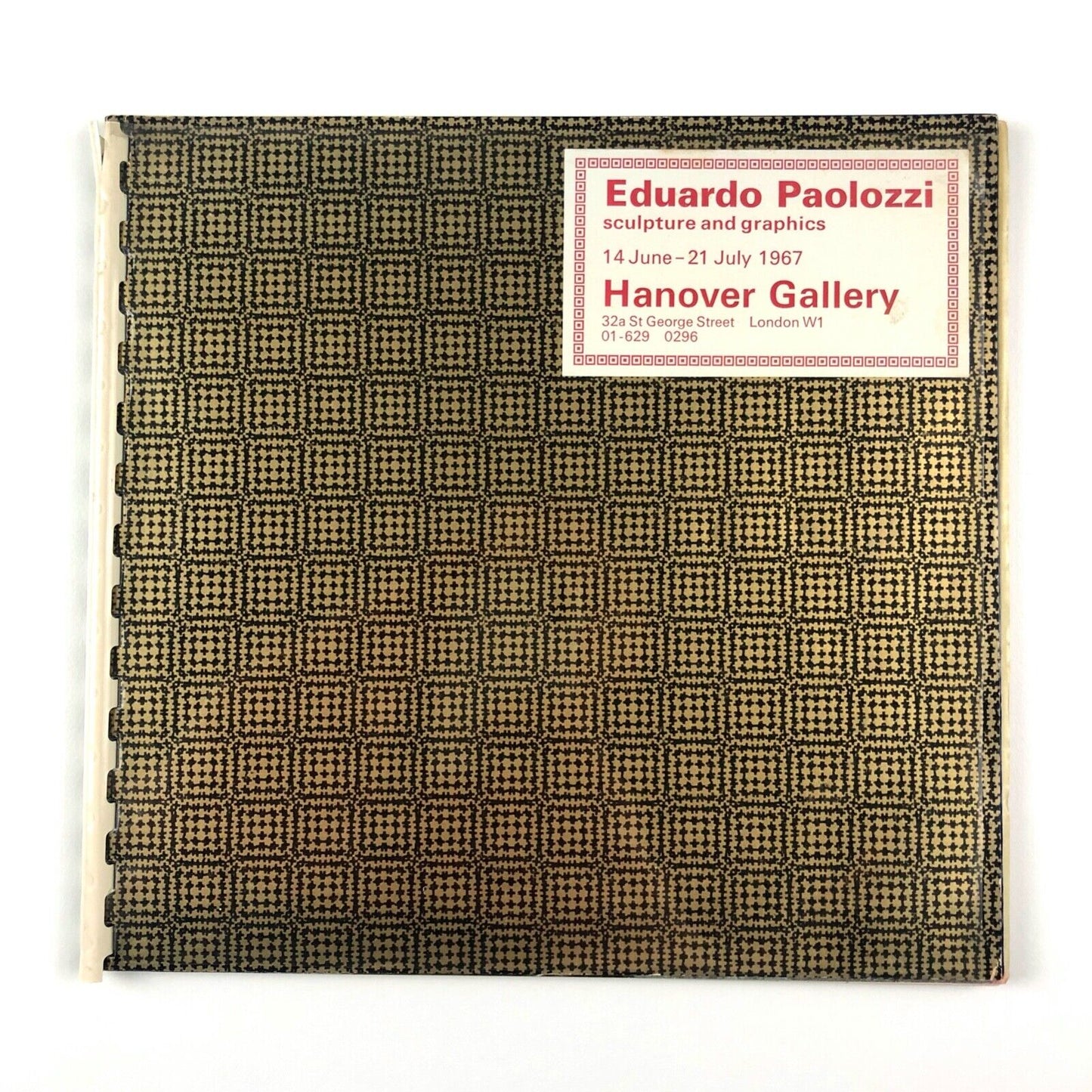 Eduardo Paolozzi sculpture and graphics | Hanover Gallery, London | Exhibition catalogue, 1967
