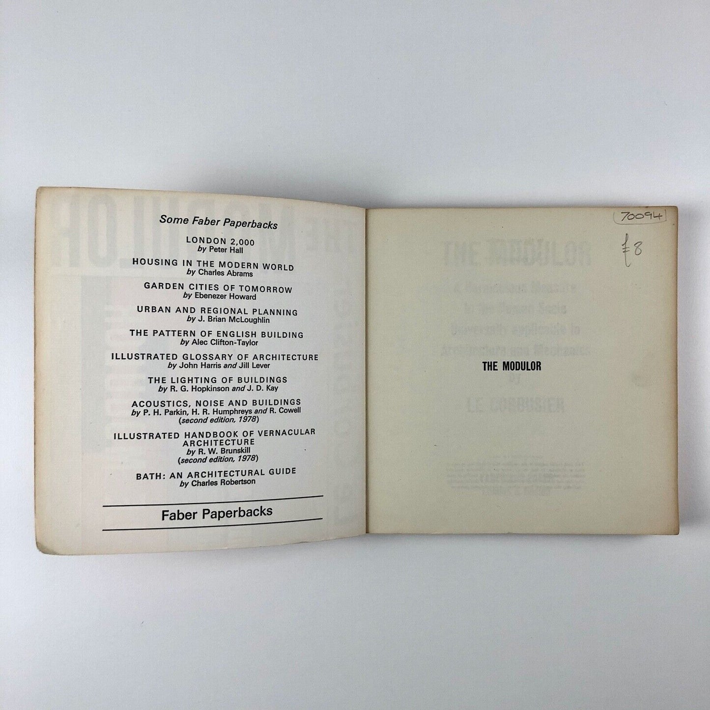 Le Corbusier | The Modulor | Faber Paperbacks, 1977 edition