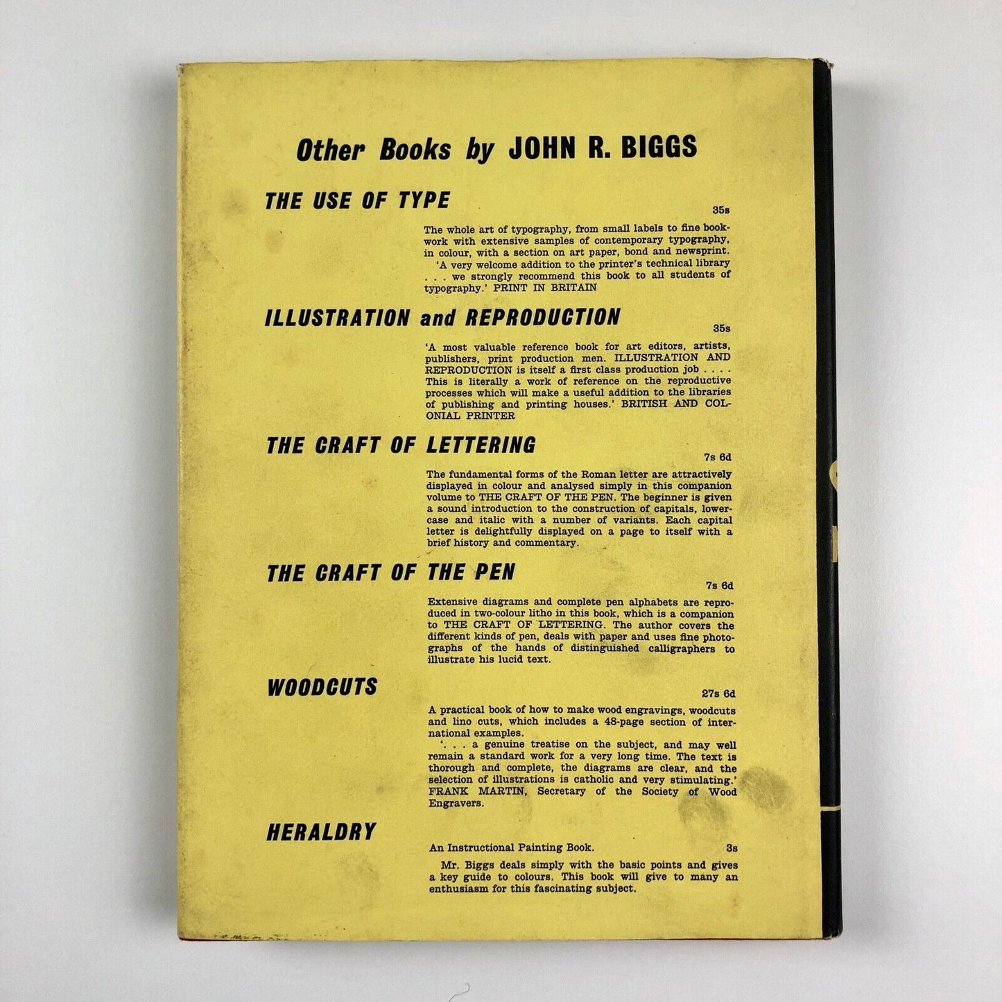 An Approach to Type by John R. Biggs | New revised edition, Blandford, 1961