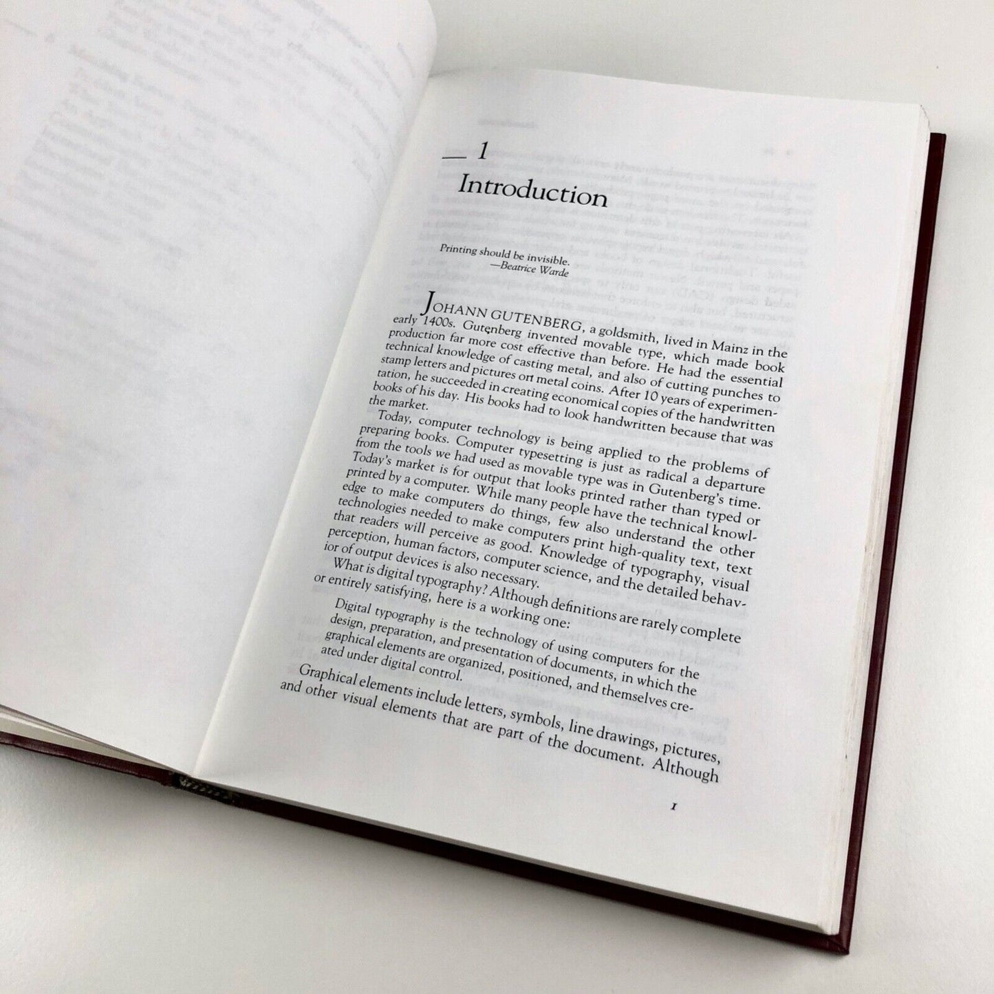 Digital Typography. An Introduction to Type and Composition for Computer System Design by Richard Rubinstein | Addison-Weseley Publishing Co, 1988.