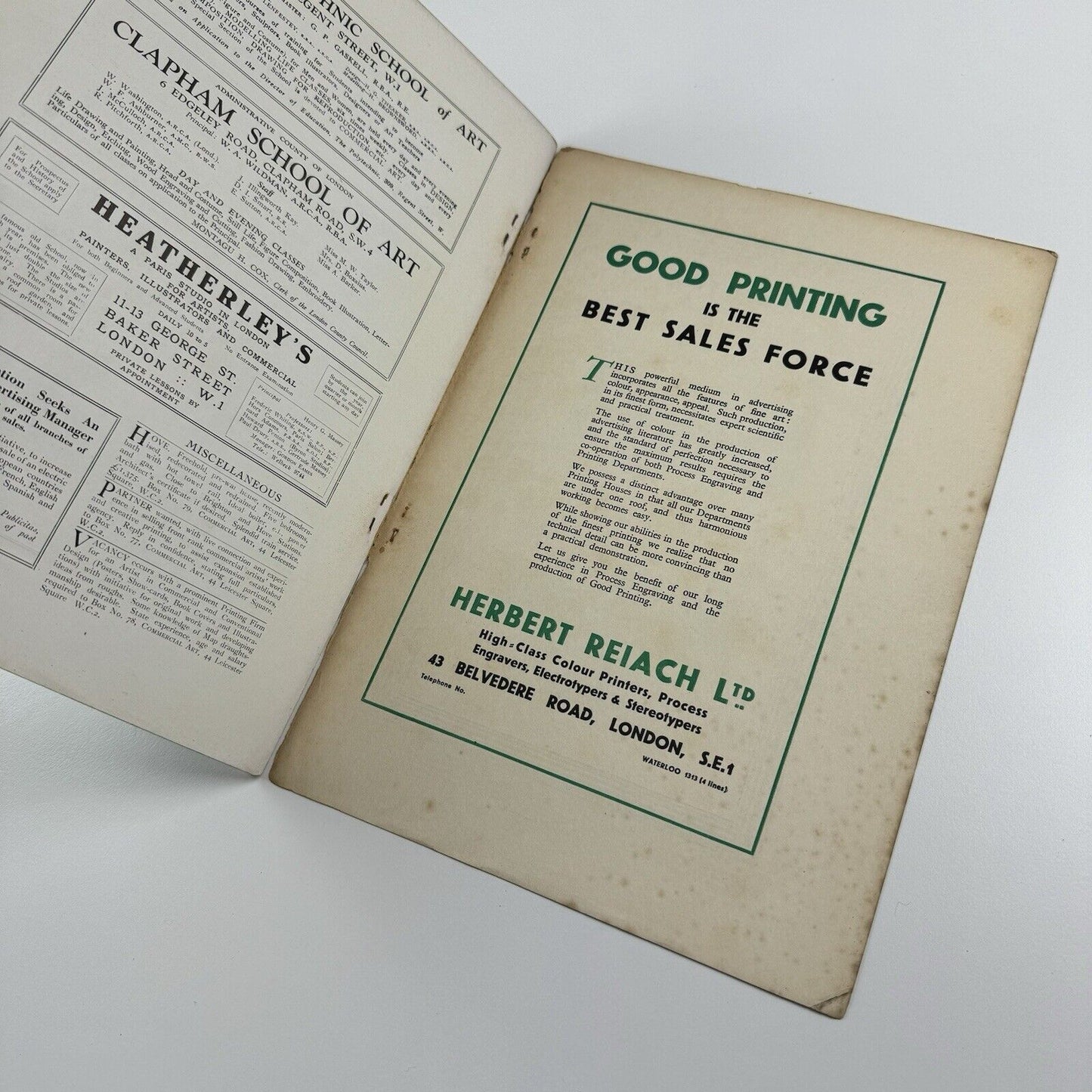 Commercial Art – The Advertisers Magazine | November 1930, No 53 | The Studio