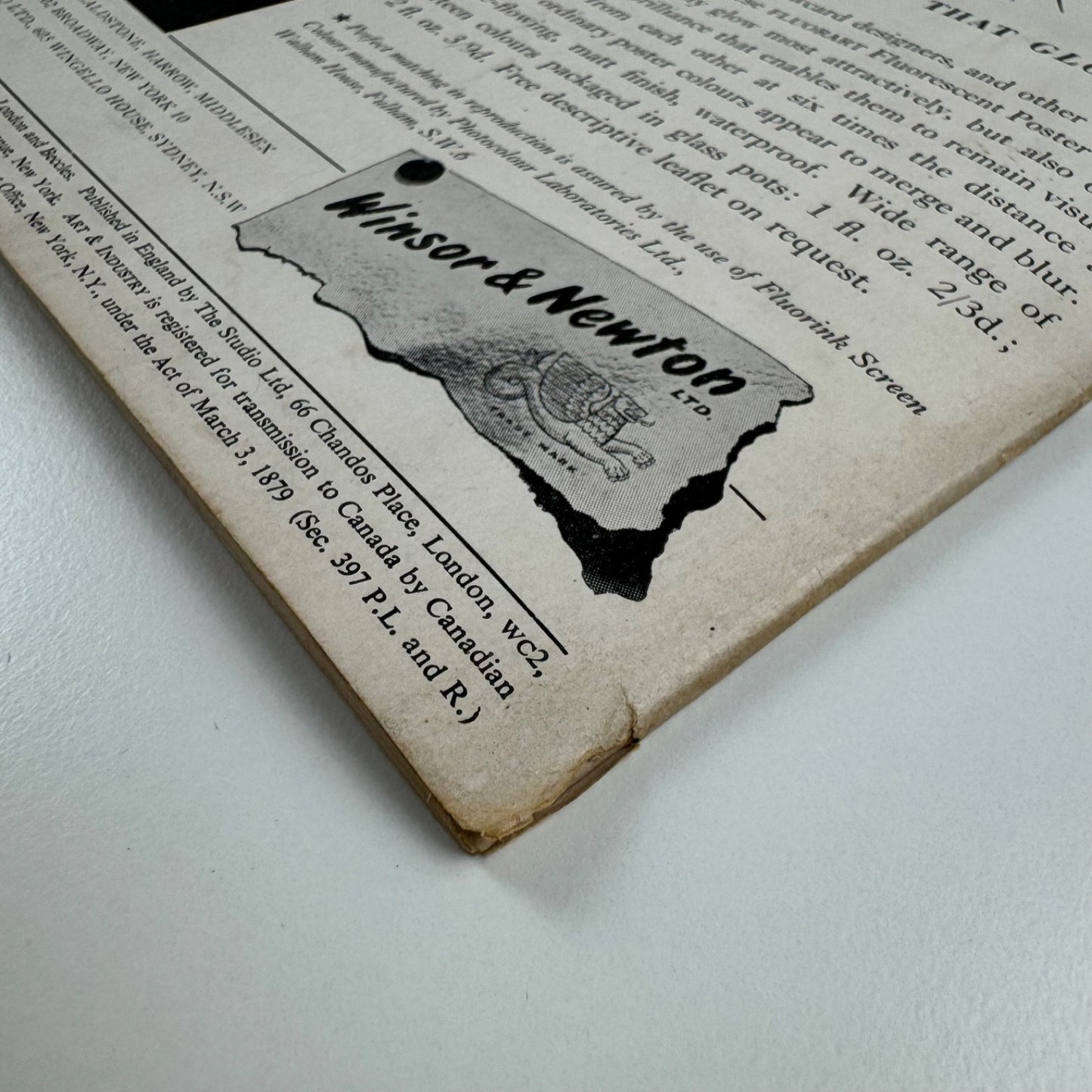 Art & Industry Vol 57, no 341, Nov 1954 pharmaceutical advertising Hans Barschel