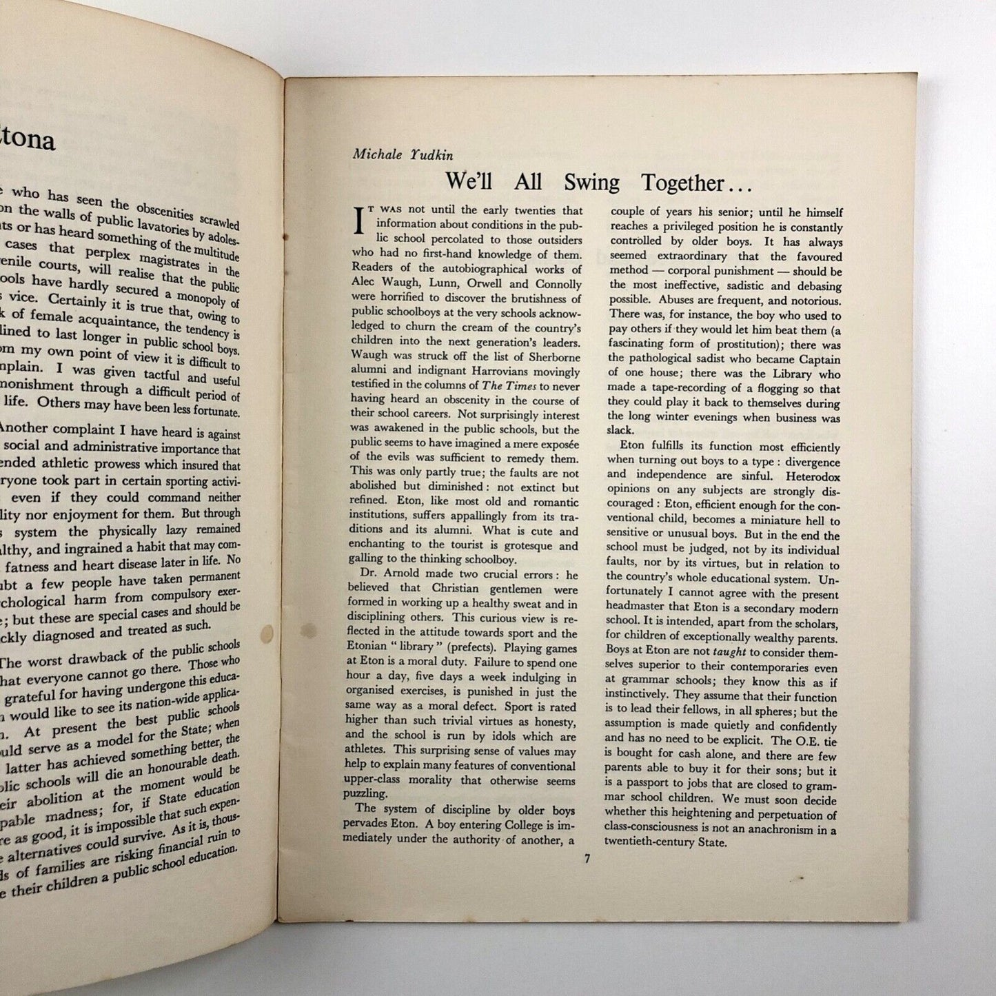 Cambridge Opinion magazine | No. 5 edited by David Leitch, undated believed to be 1957