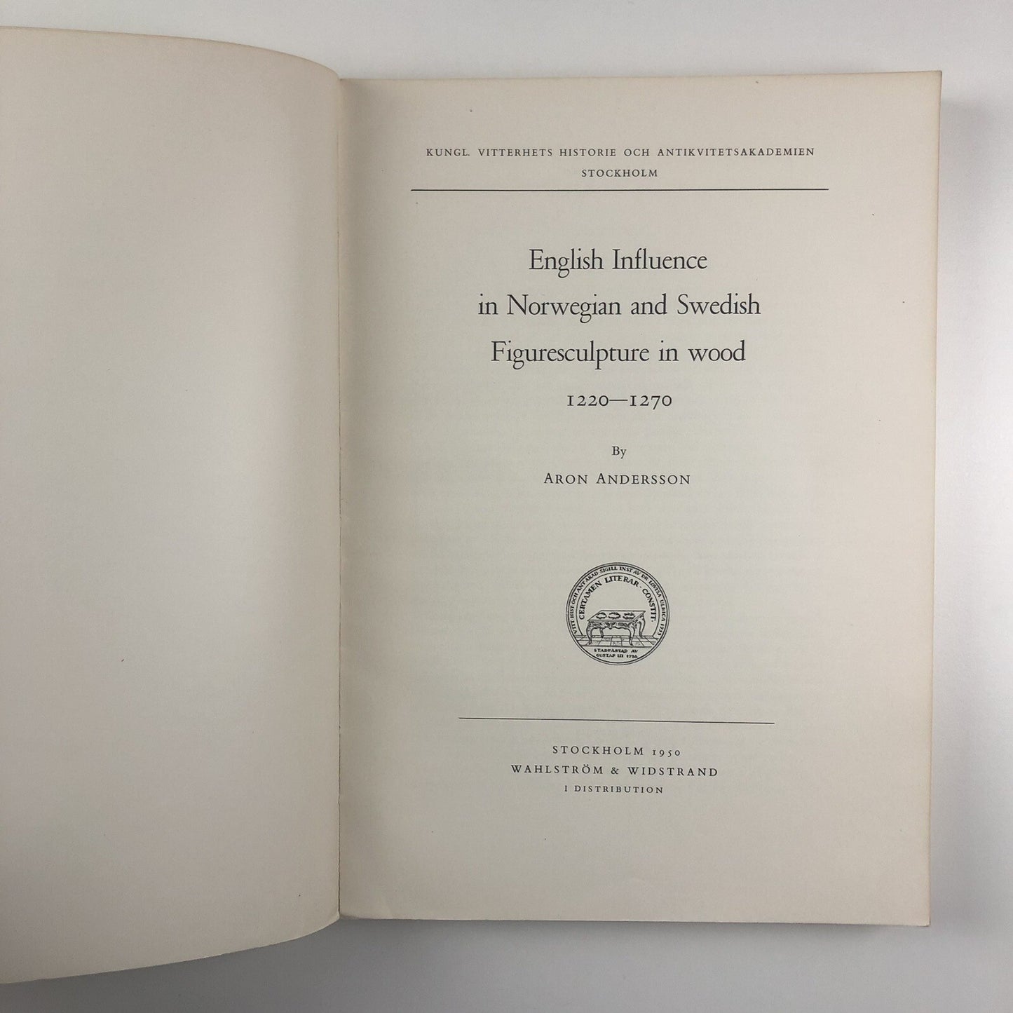English Influence on Norwegian & Swedish Figuresculpture in Wood | Aron Andersson
