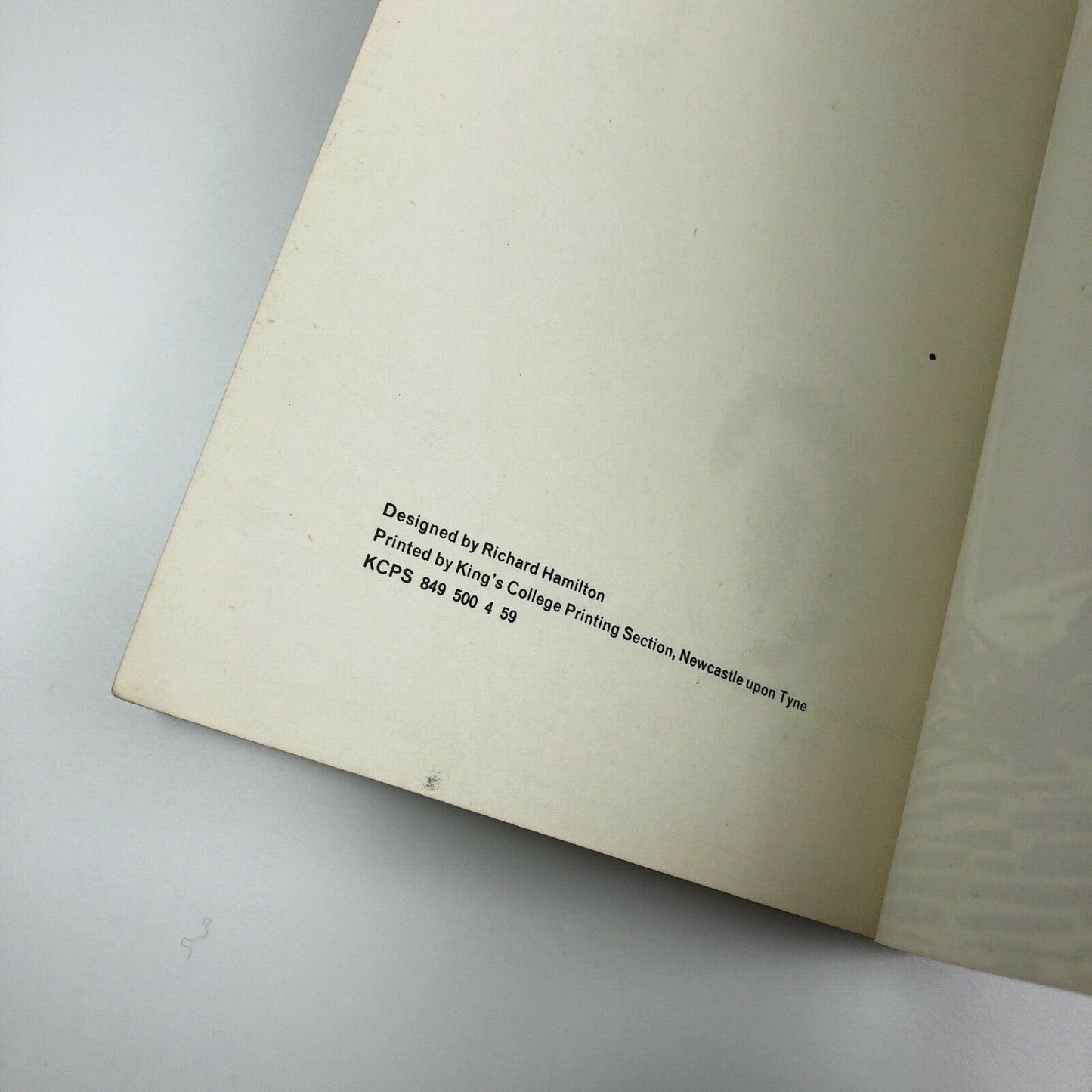 The Developing Process | Designed by Richard Hamilton | Organised by Victor Pasmore, Harry Thubron, Richard Hamilton, Tod Hudson, with Terry Frost, Alan Davie, Hubert Dalwood, Lawrence Gowing and Eric Taylor | ICA, London, 1959 | King's College, Newcastle