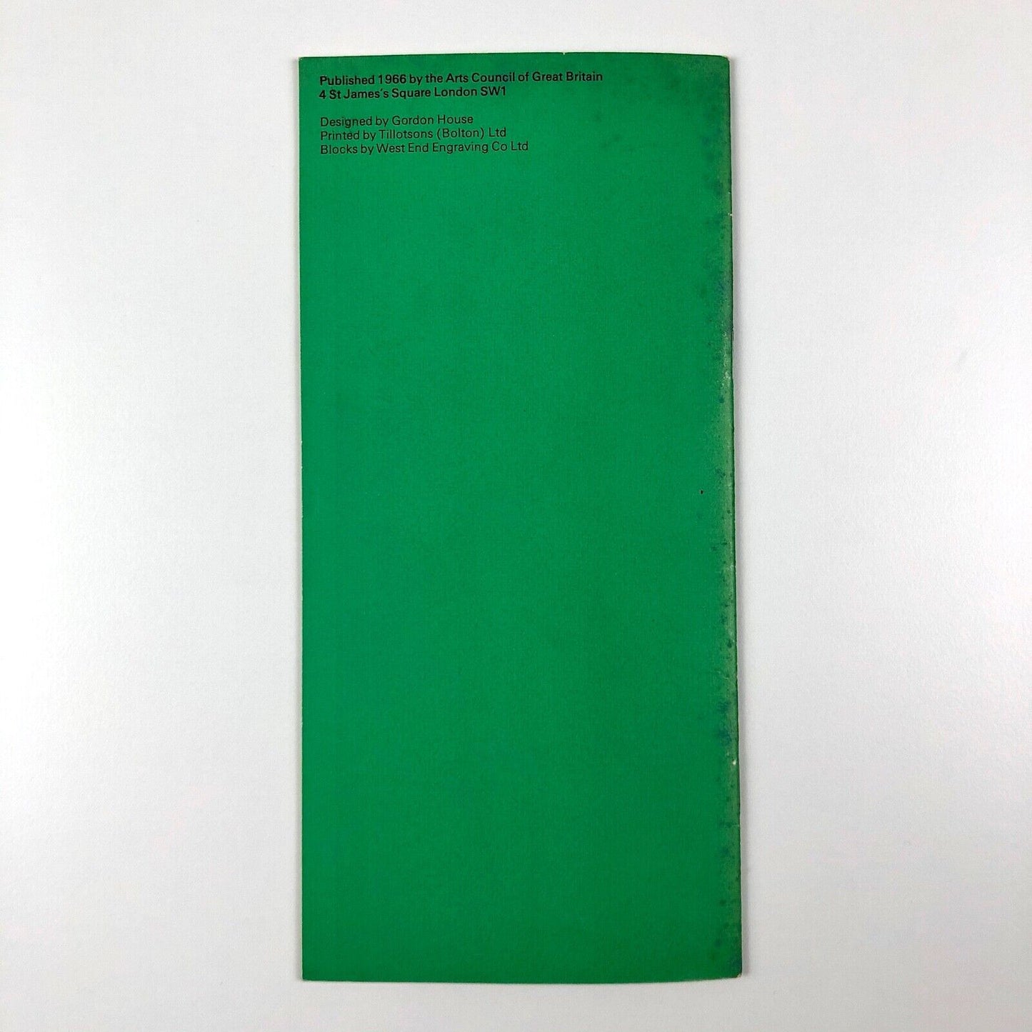 British Painting 40-49 exhibition catalogue | Arts Council, 1966 intro Norbert Lynton | catalogue design Gordon House