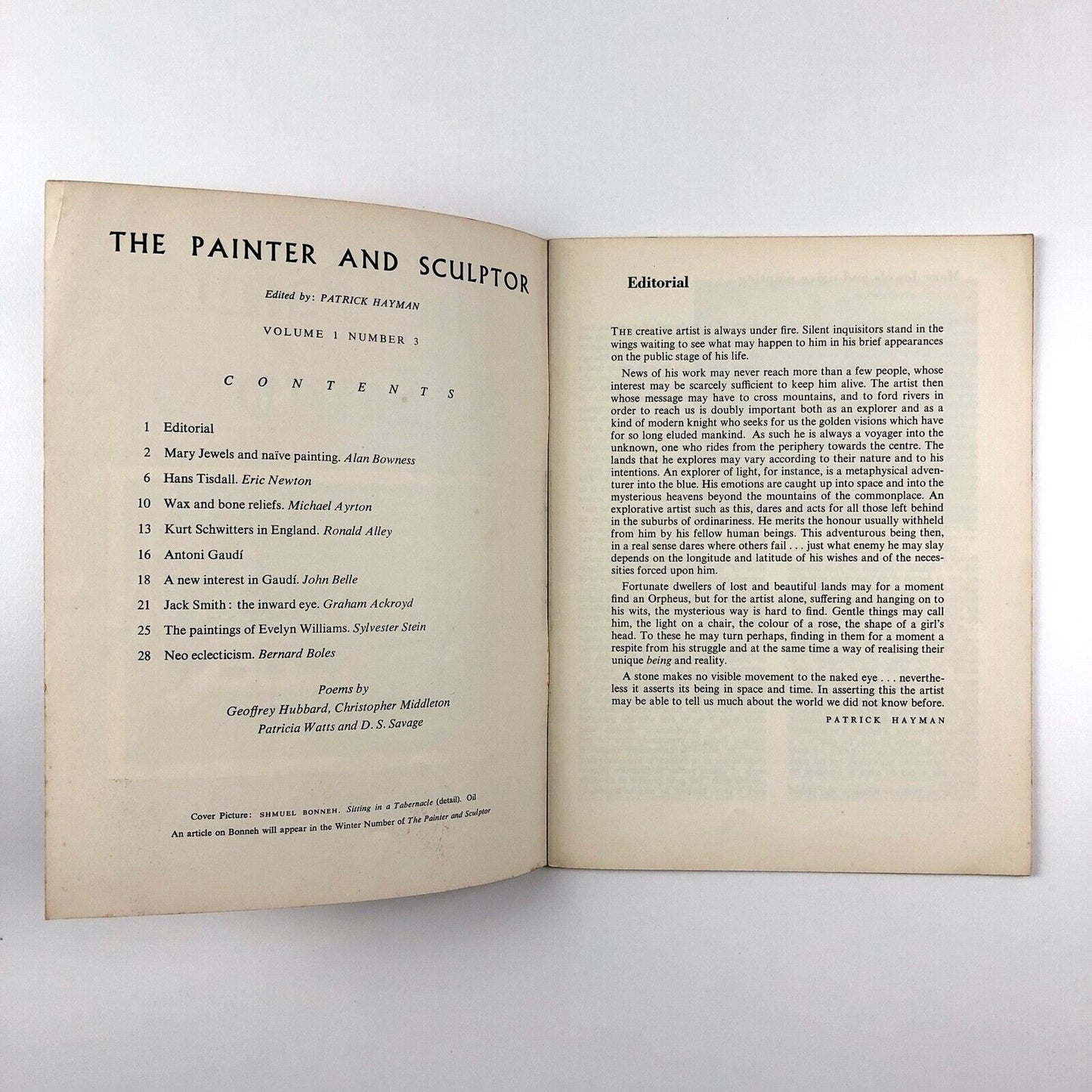 The Painter & Sculptor: A Journal of the Visual Arts | Vol. 1 No. 3, Autumn, 1958