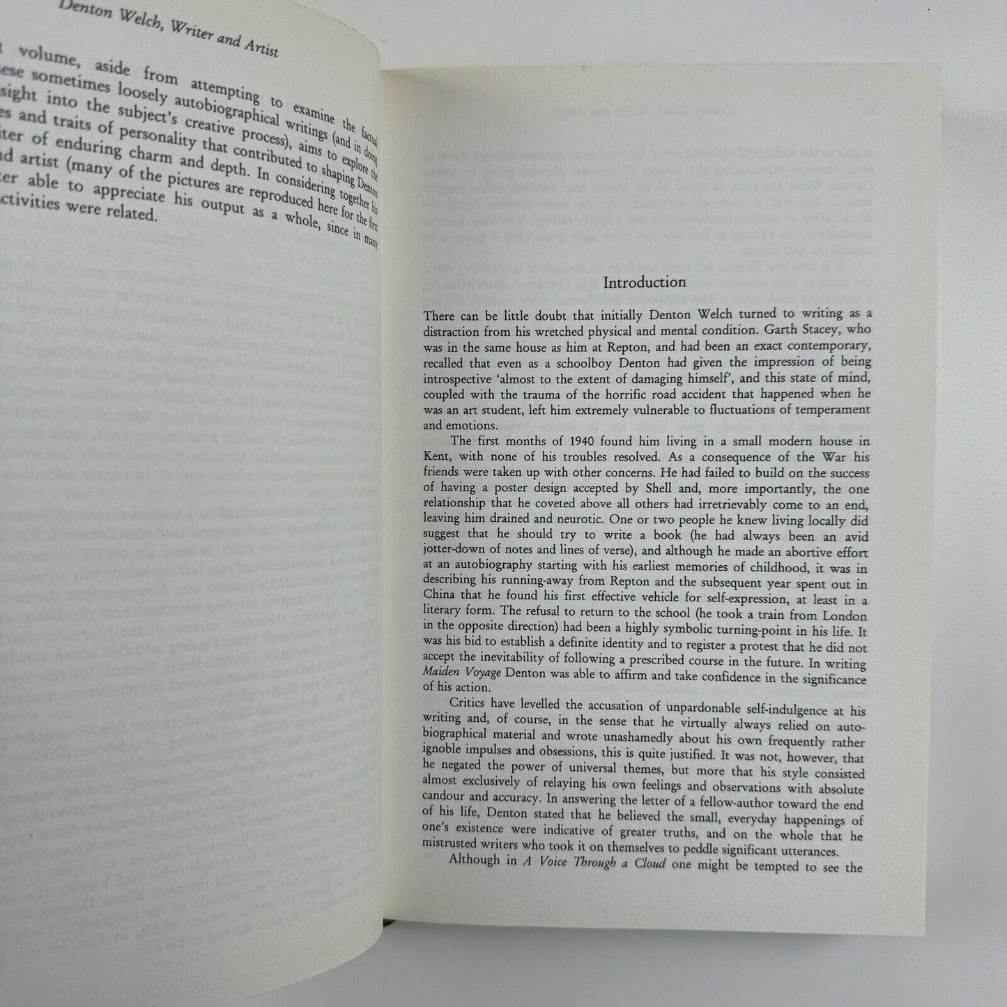 Denton Welch. Writer & Artist by James Methuen-Campbell | Tartarus Press, 2002