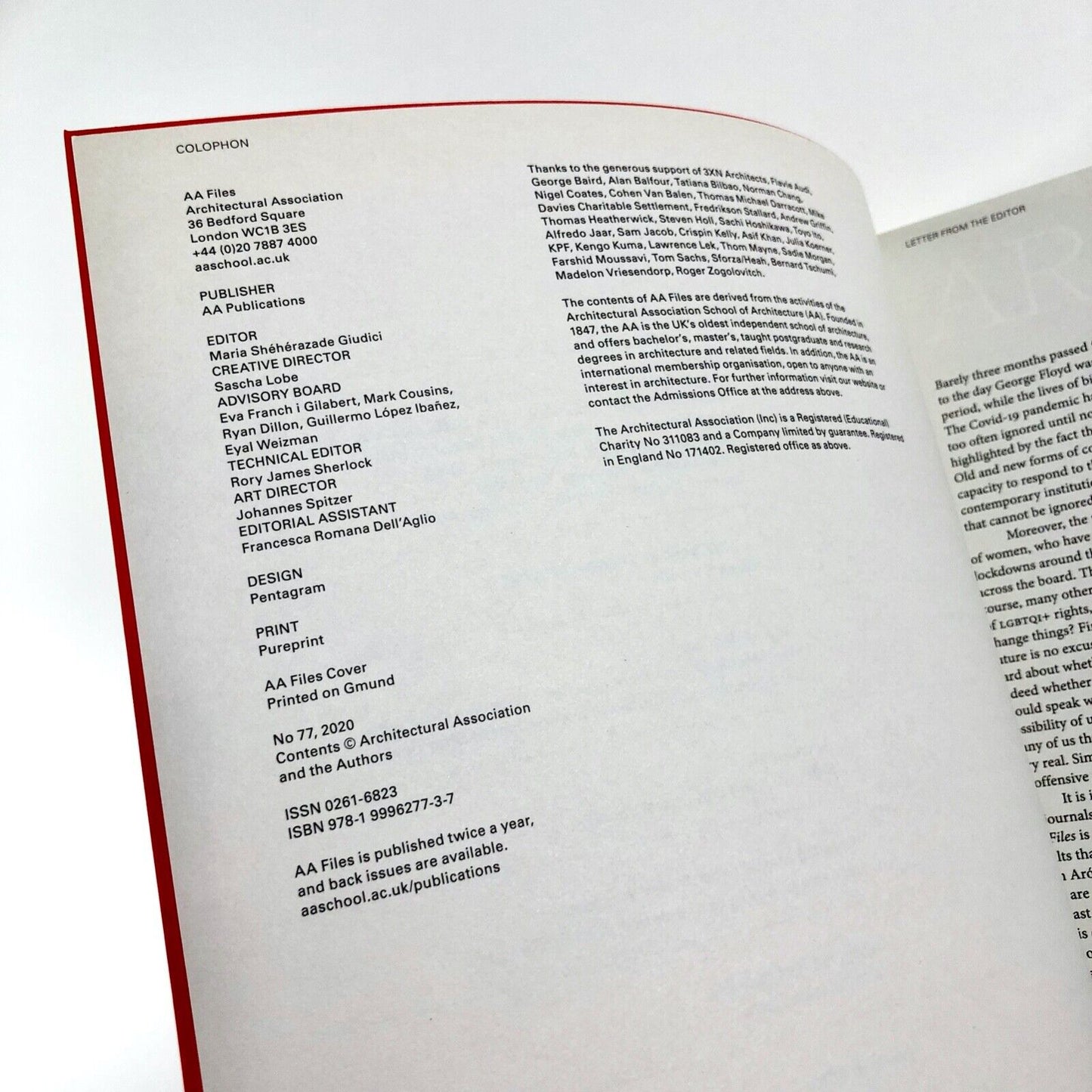 AA Files No. 77 | Architectural Association journal, 2020 | Editor Maria Sheherazade Giudici