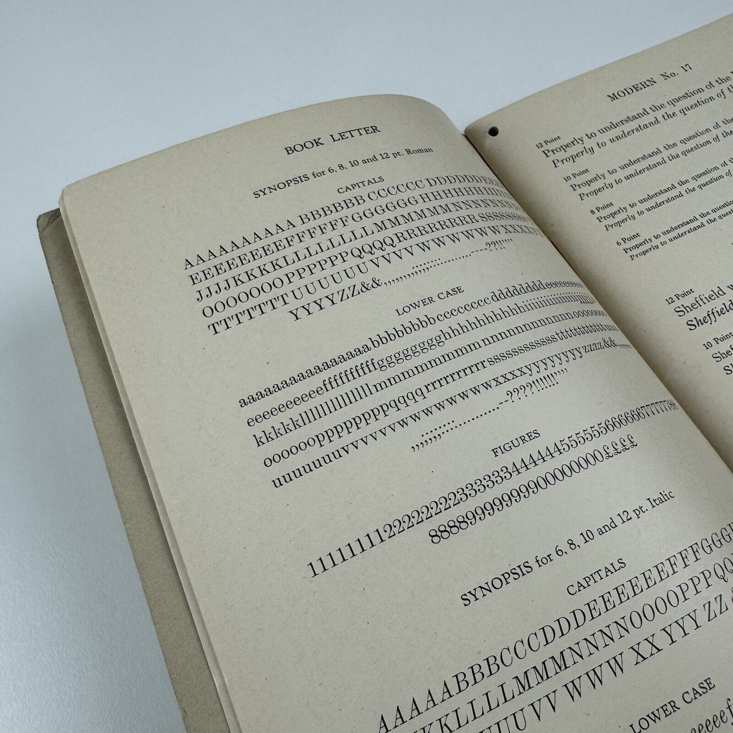 Card Founts of Printing Types from Stephenson Blake | Type specimen booklet