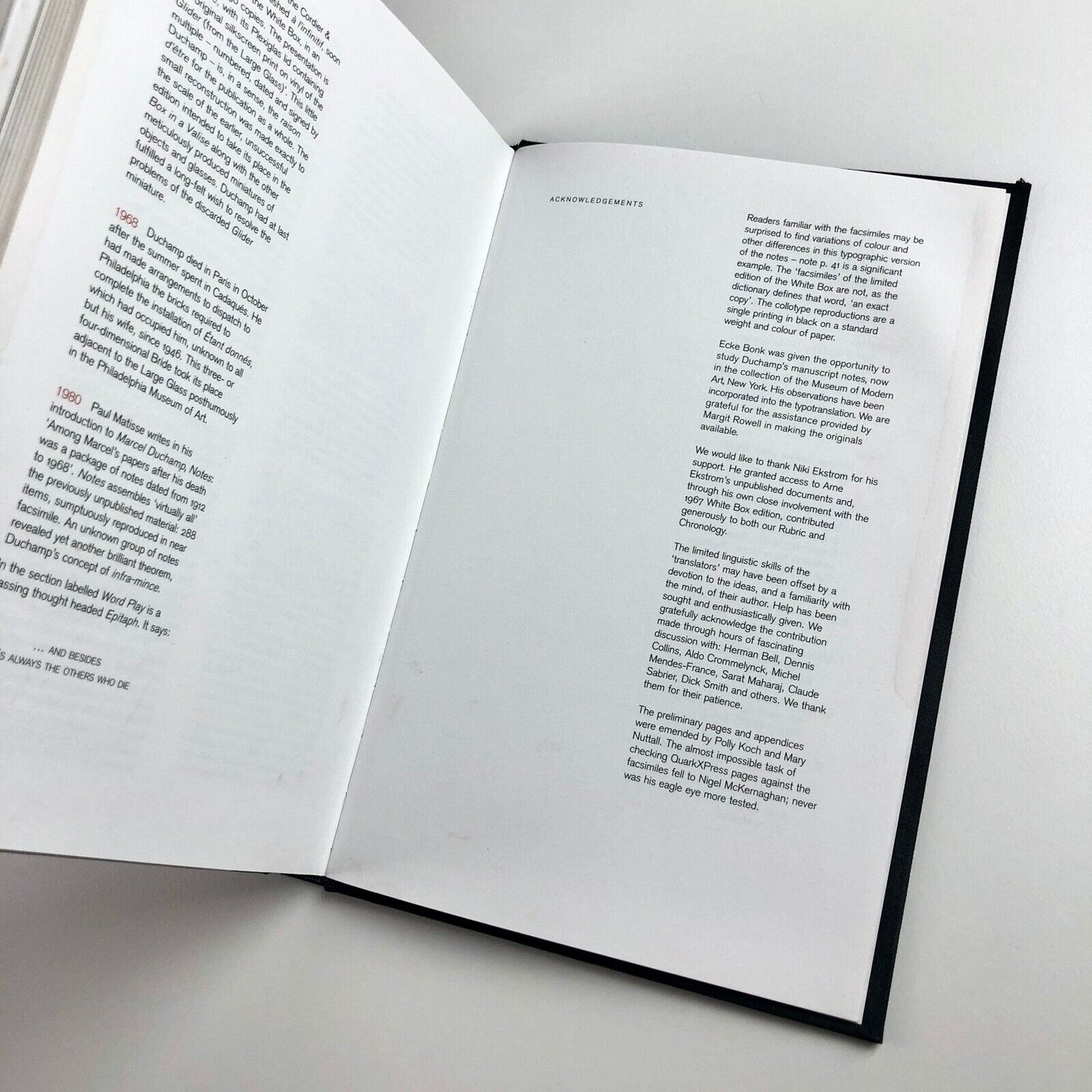 Marcel Duchamp – à L'infinitif | The Typosophic Society, 1999 | Translated by Richard Hamilton